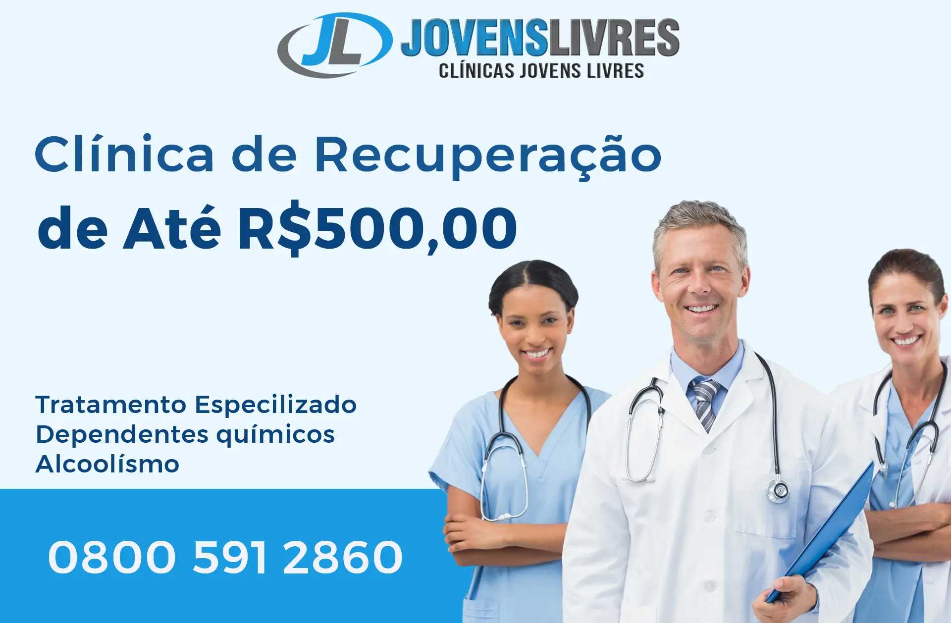 Clínica de Recuperação de Até 500,00 Reais - Tratamento de Qualidade com Preço Acessível