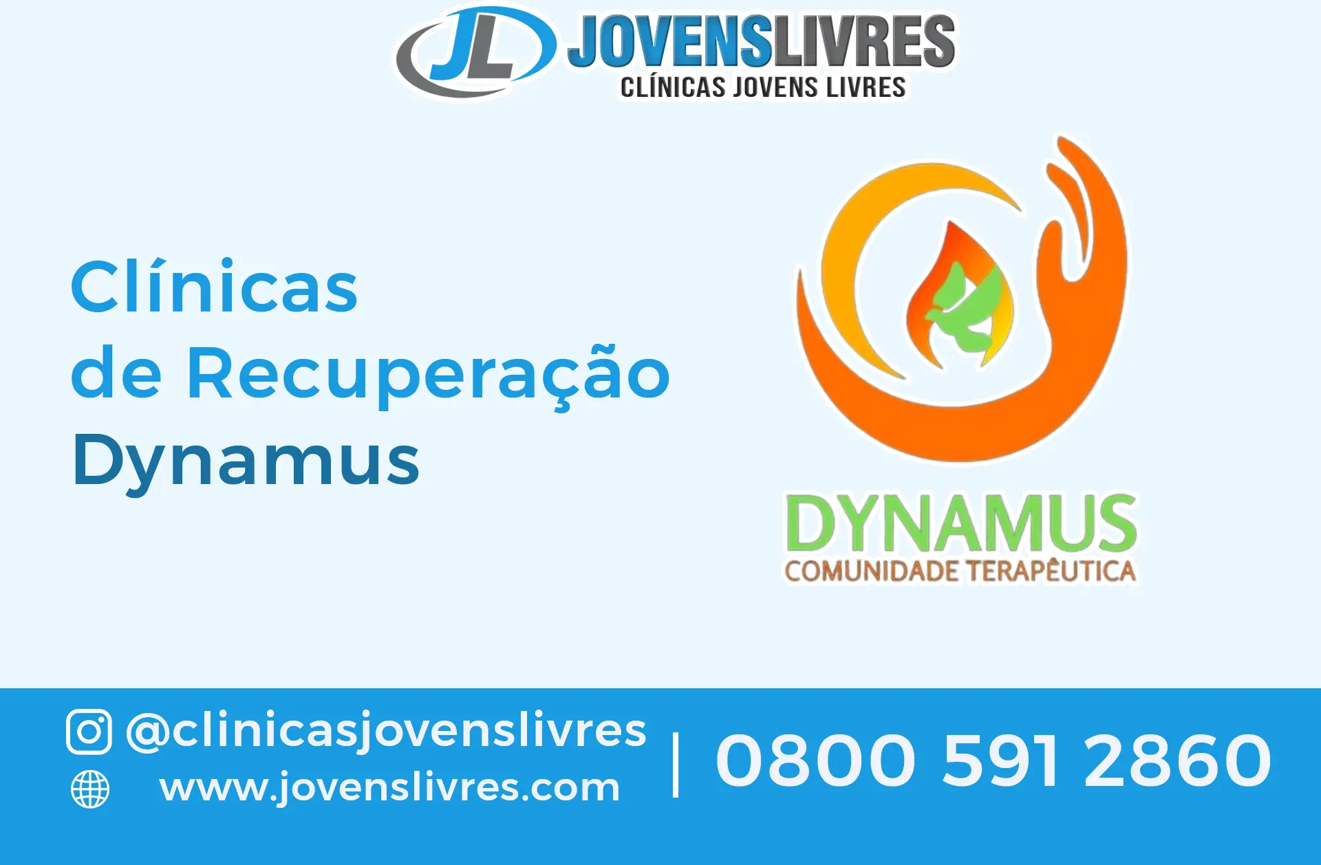 Clínica de Recuperação de Drogas e Álcool Dynamus Novo Gama