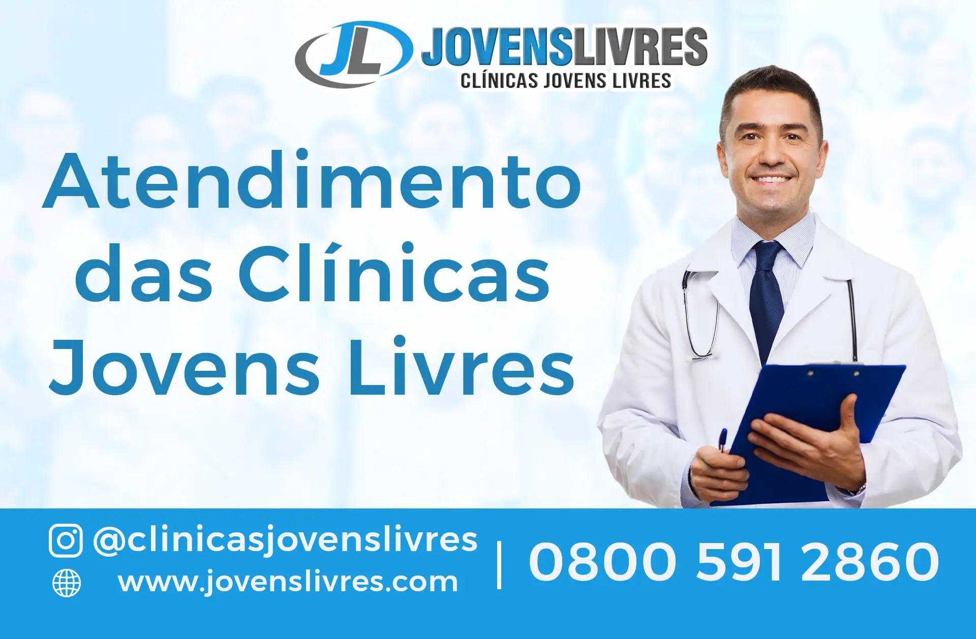 Atendimento das Clínicas Jovens Livres