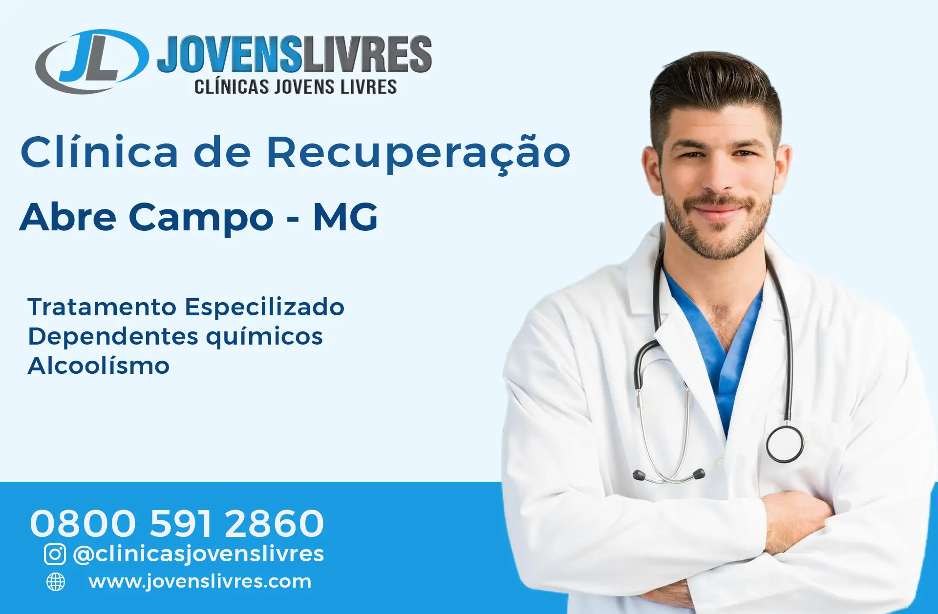 Clínica de Recuperação em Abre Campo - MG