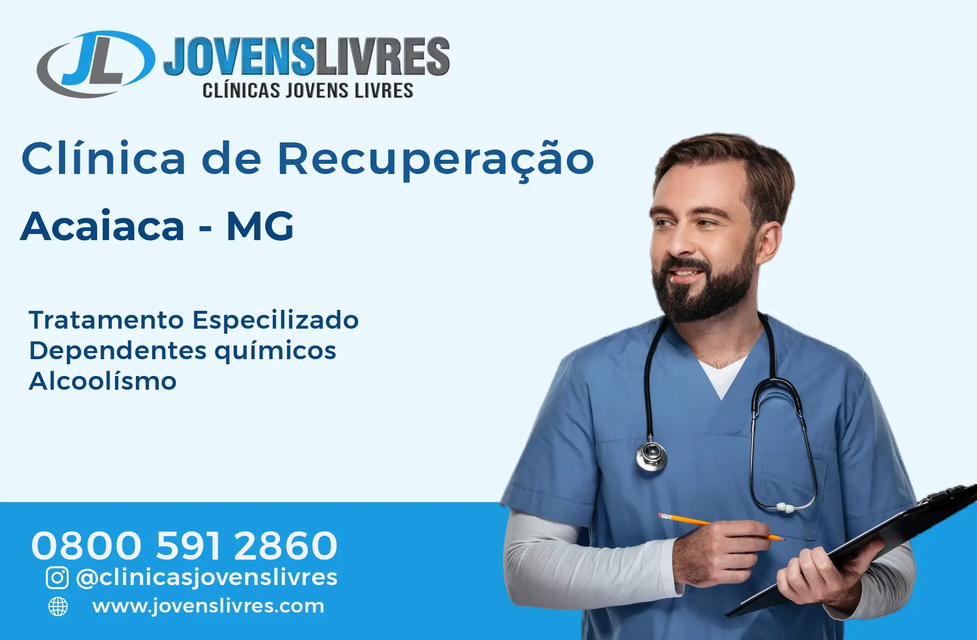 Clínica de Recuperação em Acaiaca - MG