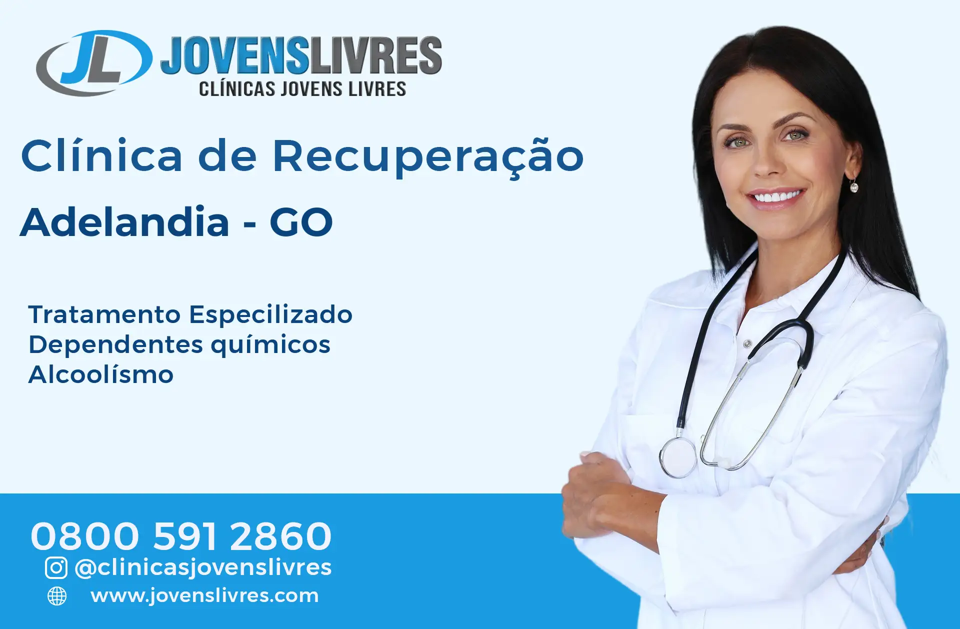 Clínica de Recuperação em Adelândia - GO