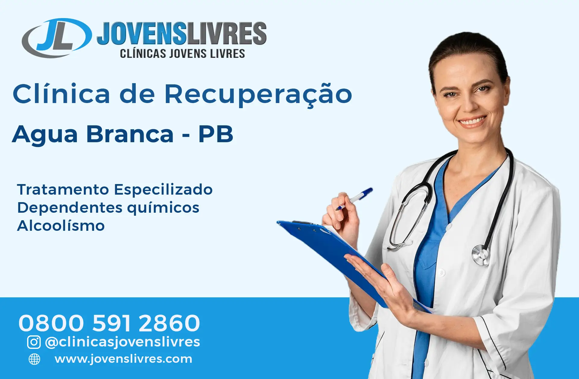 Clínica de Recuperação em Água Branca - PB