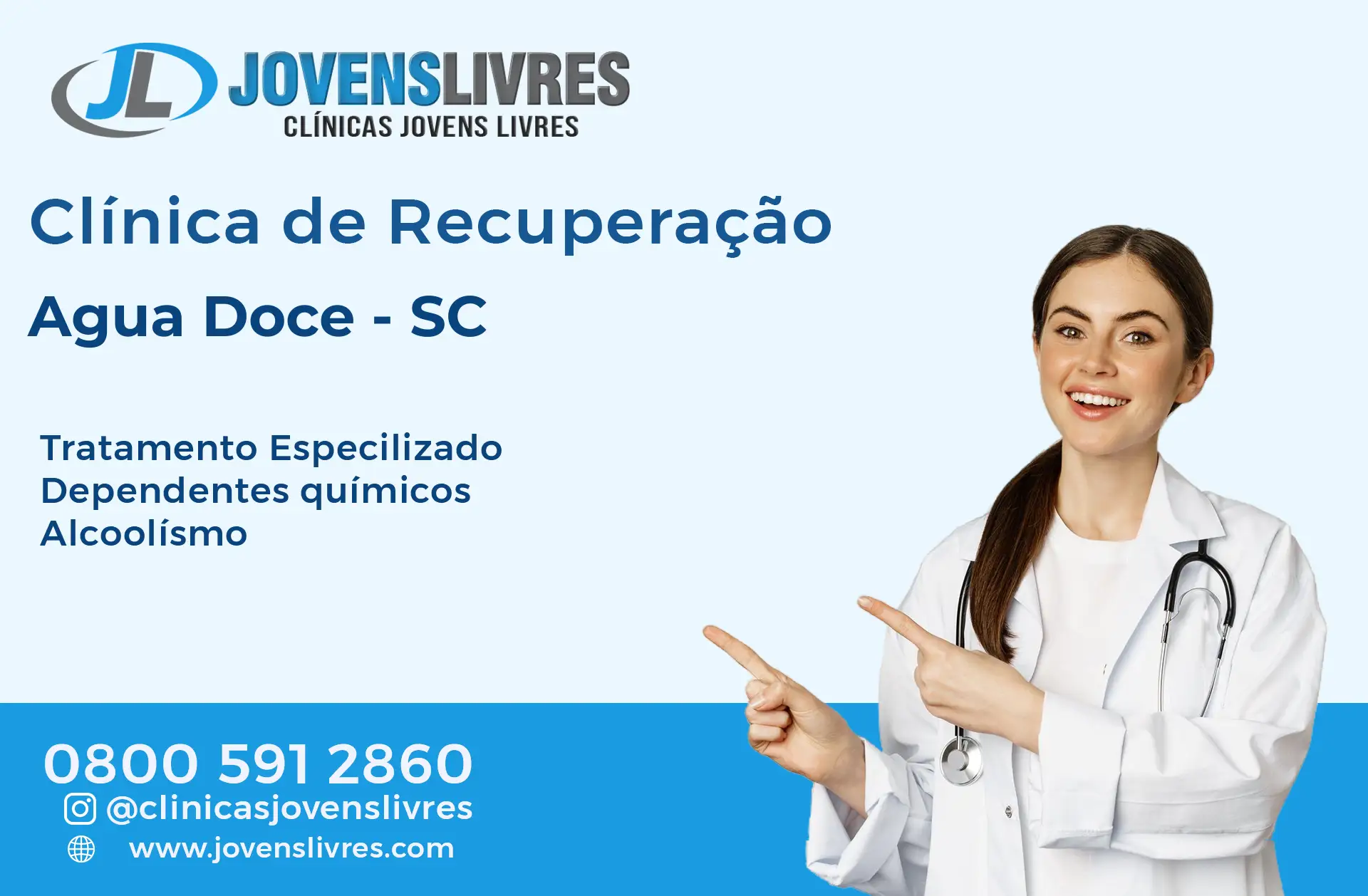 Clínica de Recuperação em Água Doce - SC