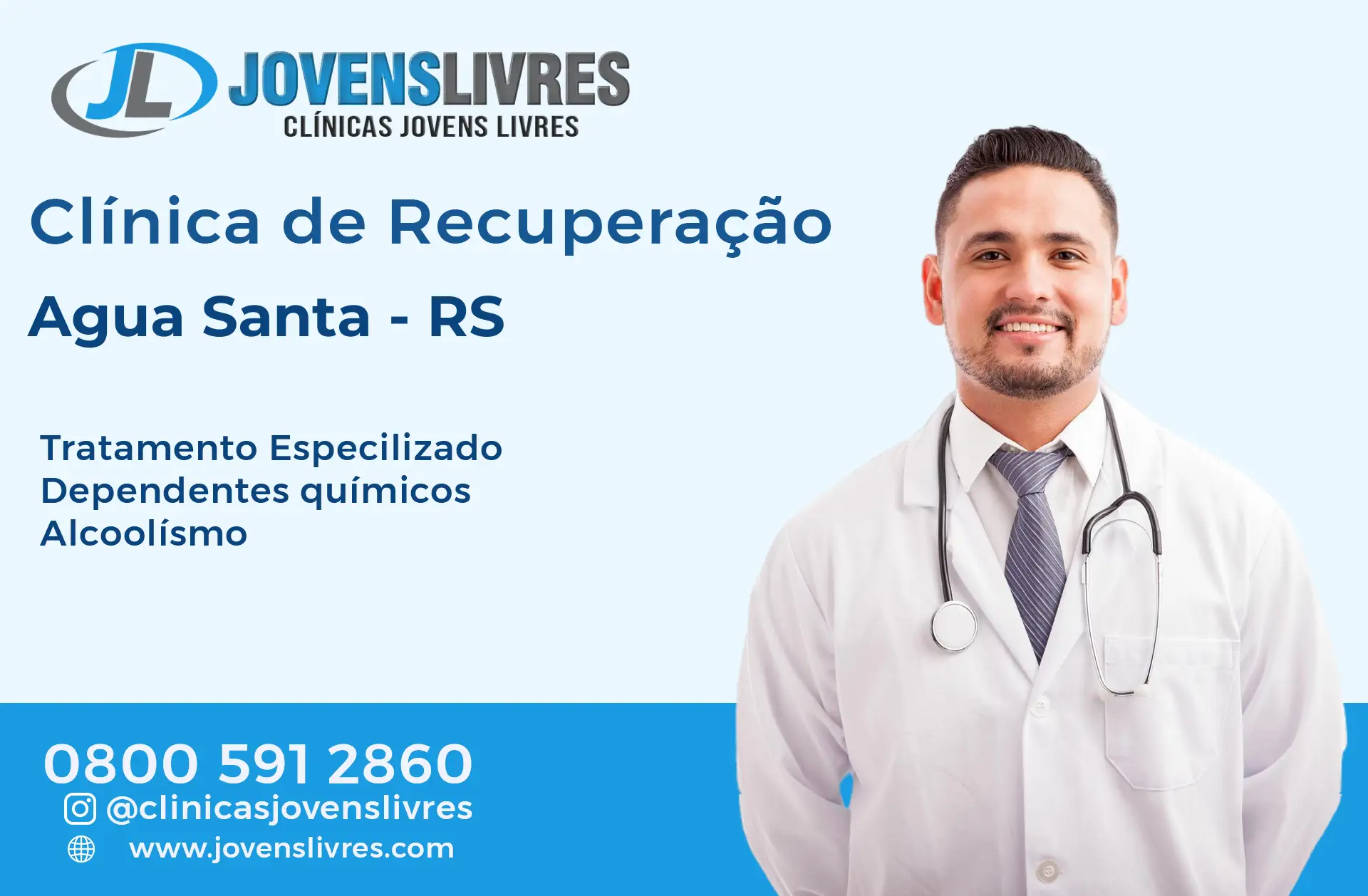 Clínica de Recuperação em Água Santa - RS