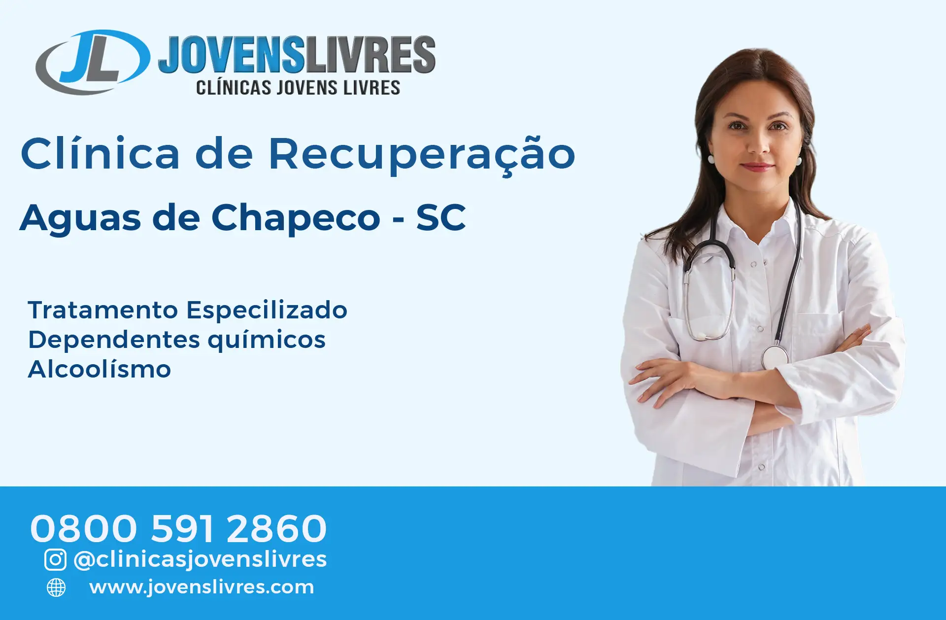 Clínica de Recuperação em Águas de Chapecó - SC