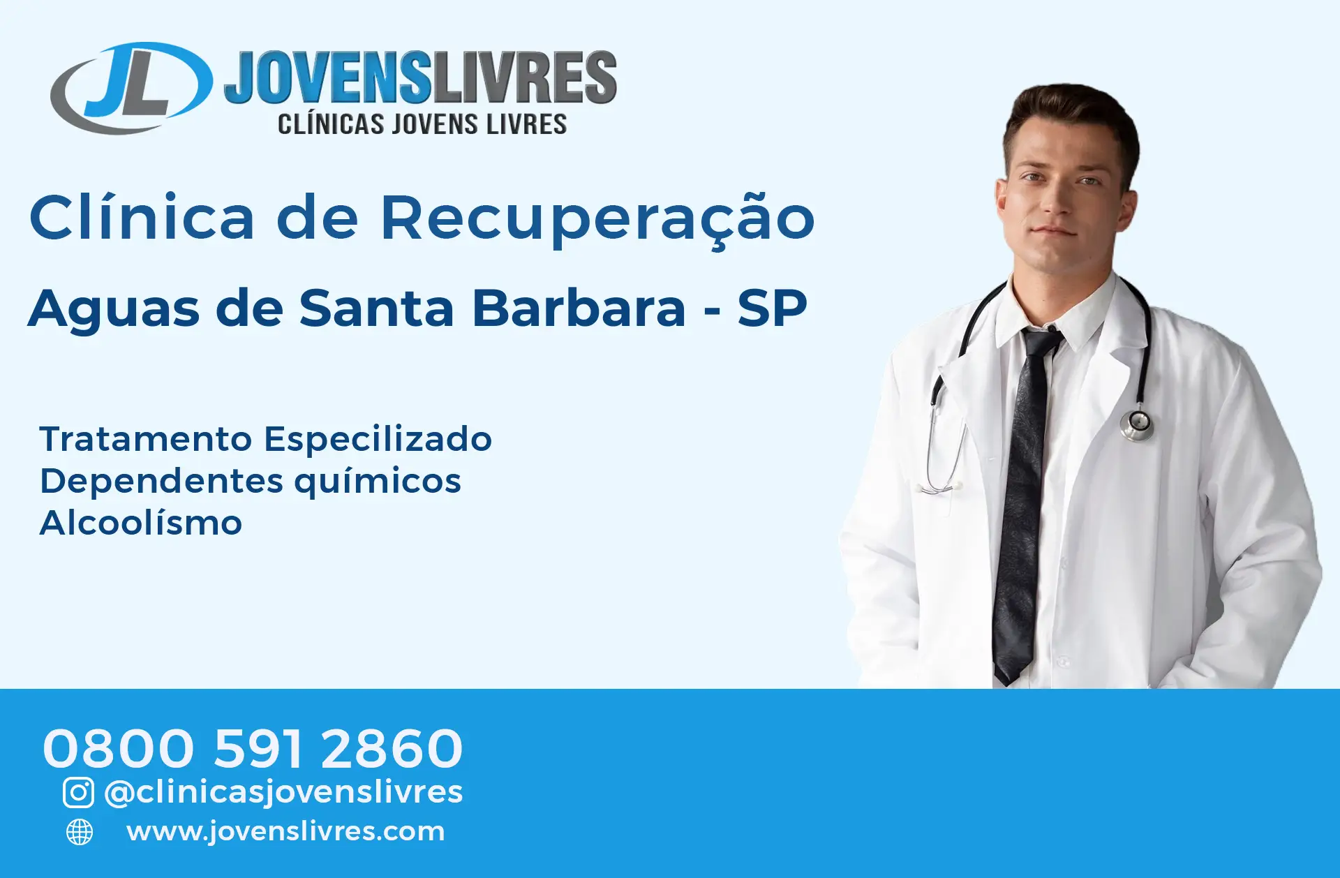 Clínica de Recuperação em Águas de Santa Bárbara - SP