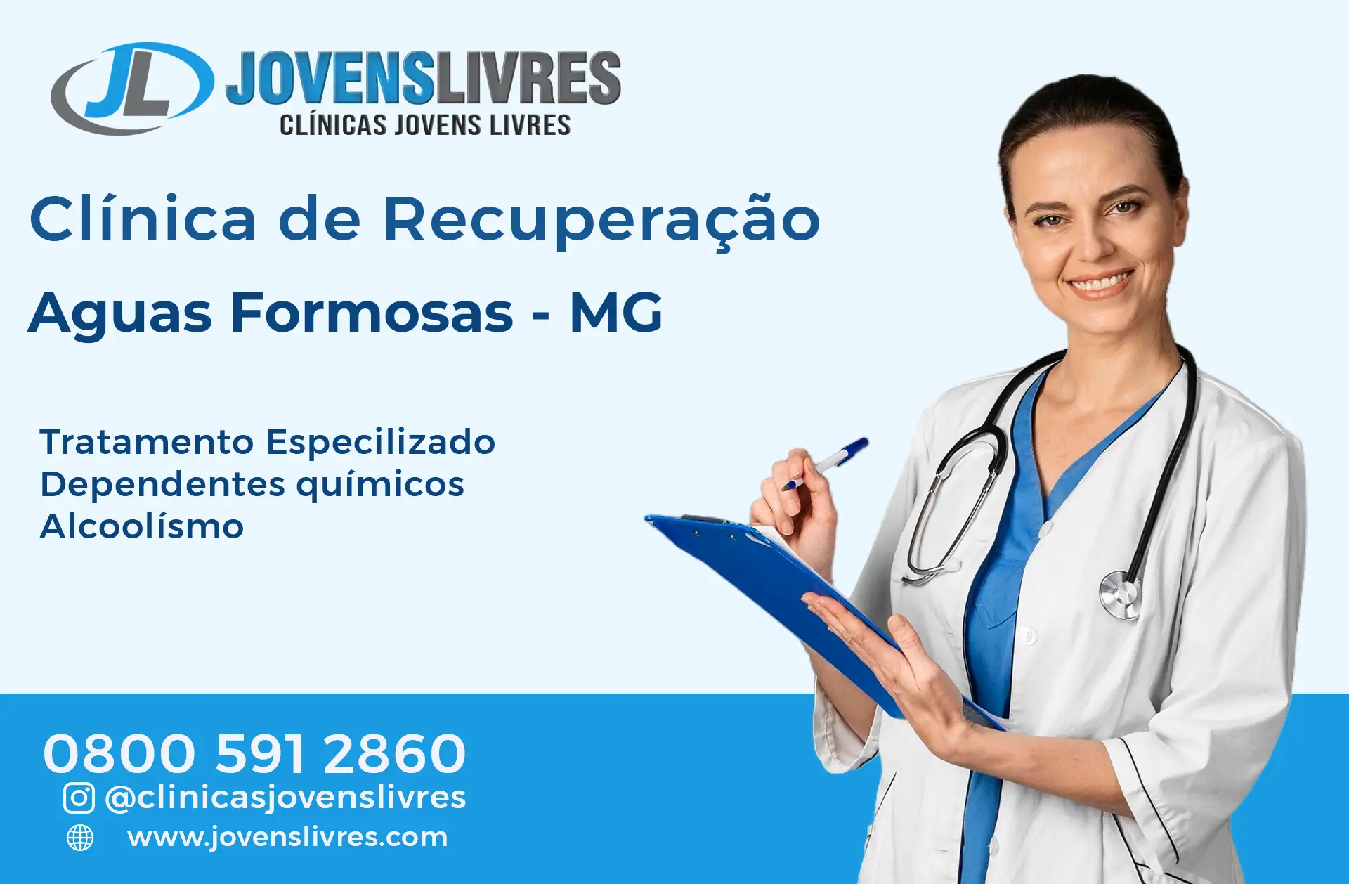 Clínica de Recuperação em Águas Formosas - MG