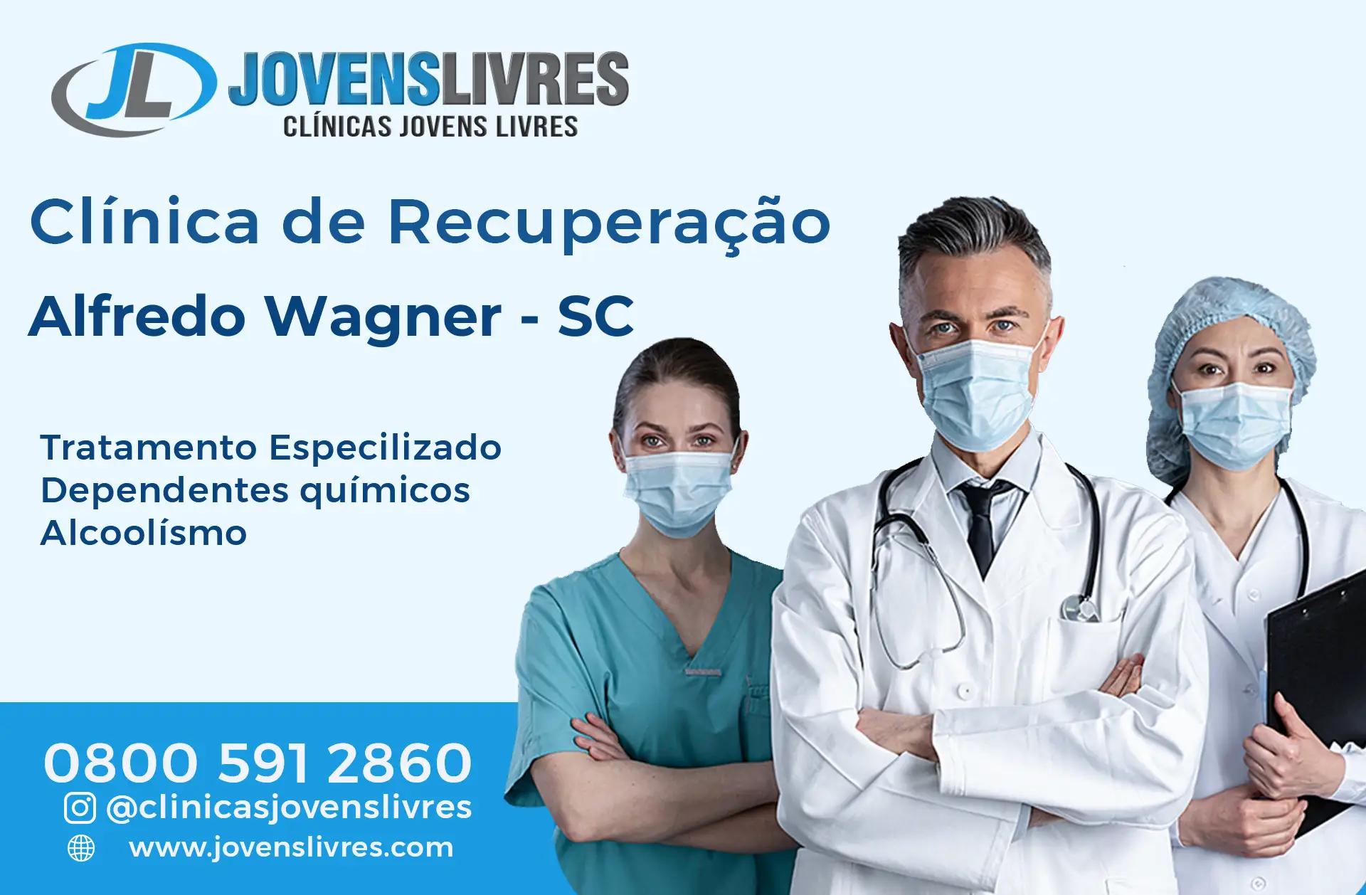 Clínica de Recuperação em Alfredo Wagner - SC