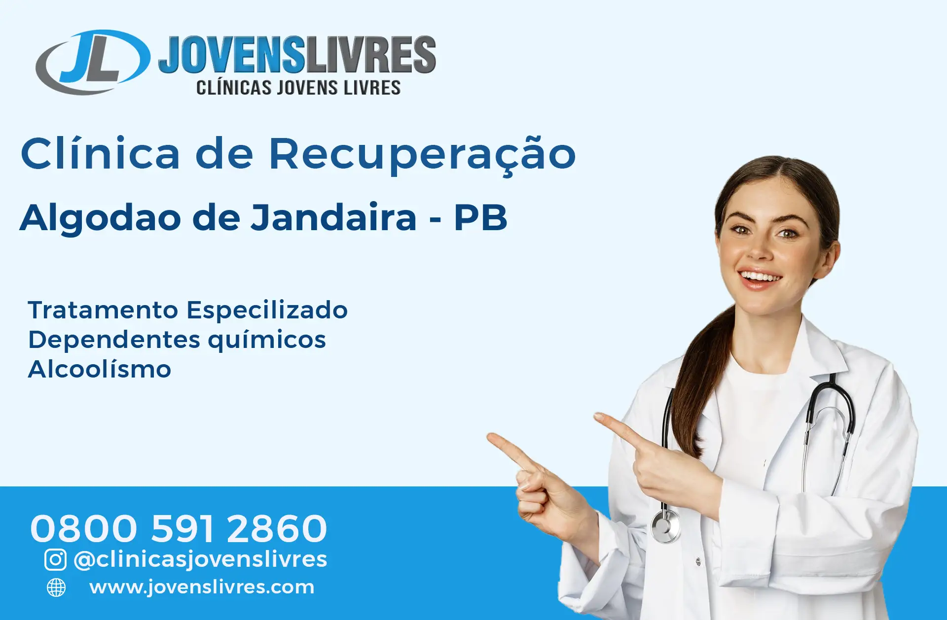 Clínica de Recuperação em Algodão de Jandaíra - PB