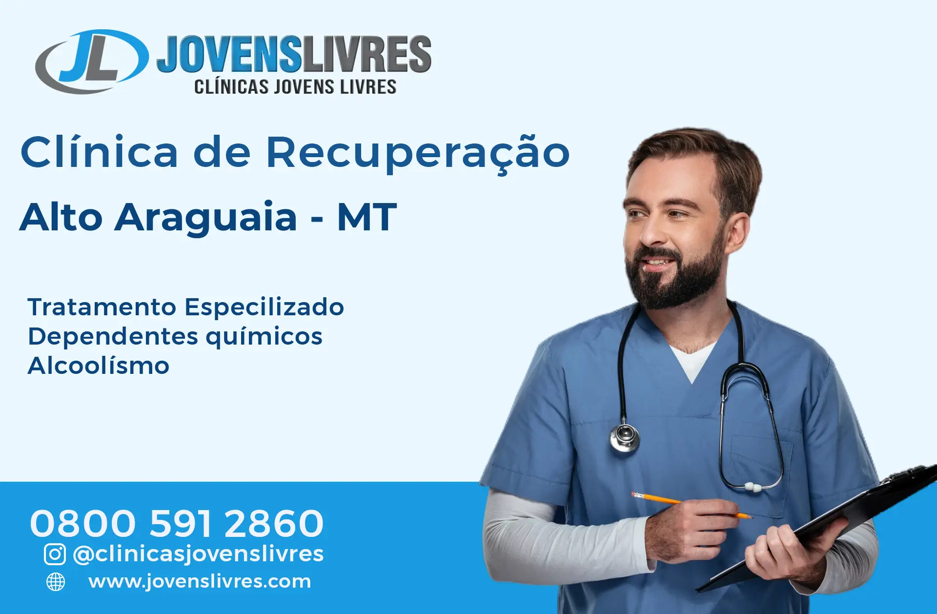 Clínica de Recuperação em Alto Araguaia - MT