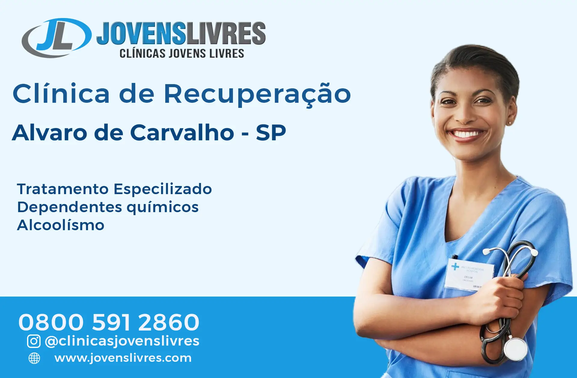 Clínica de Recuperação em Álvaro de Carvalho - SP