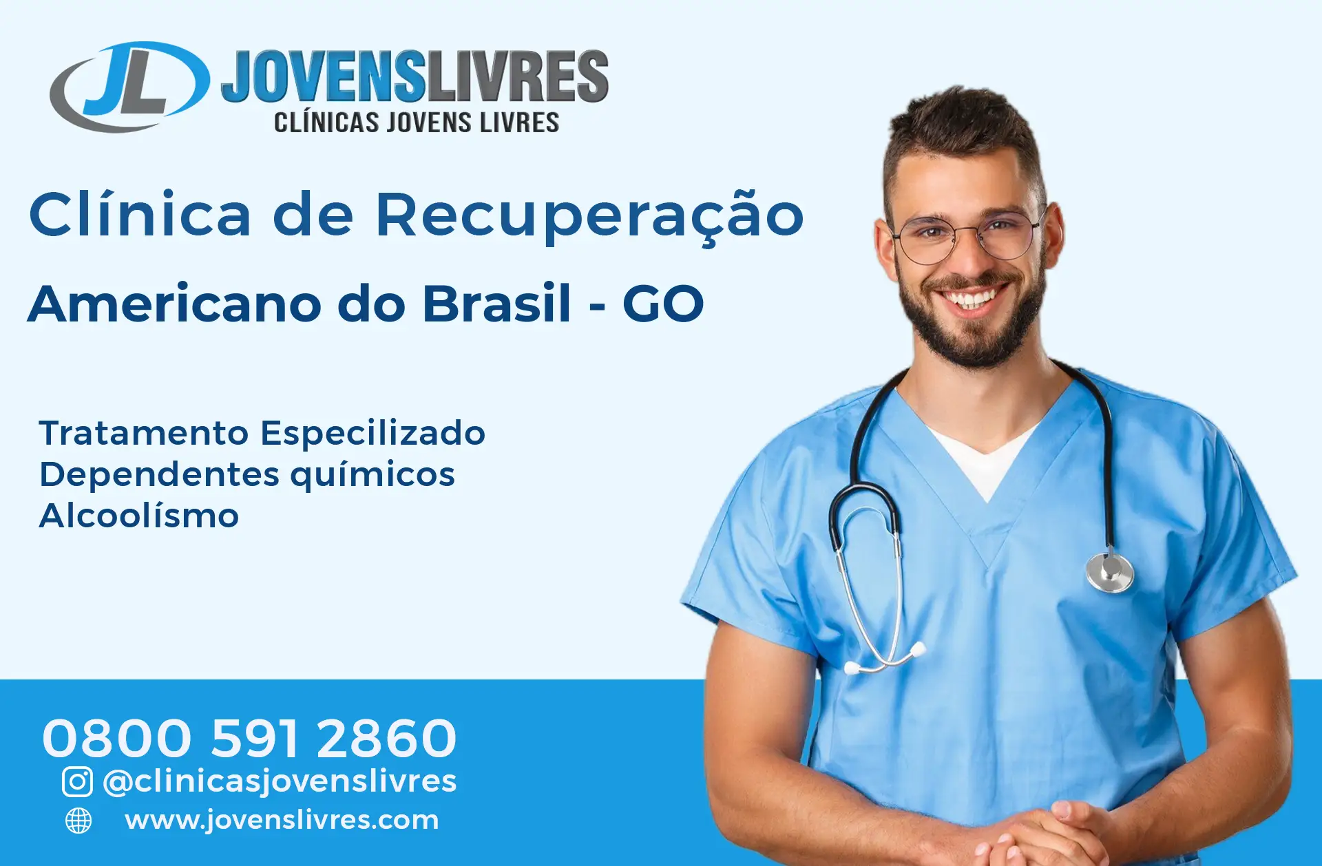 Clínica de Recuperação em Americano do Brasil - GO