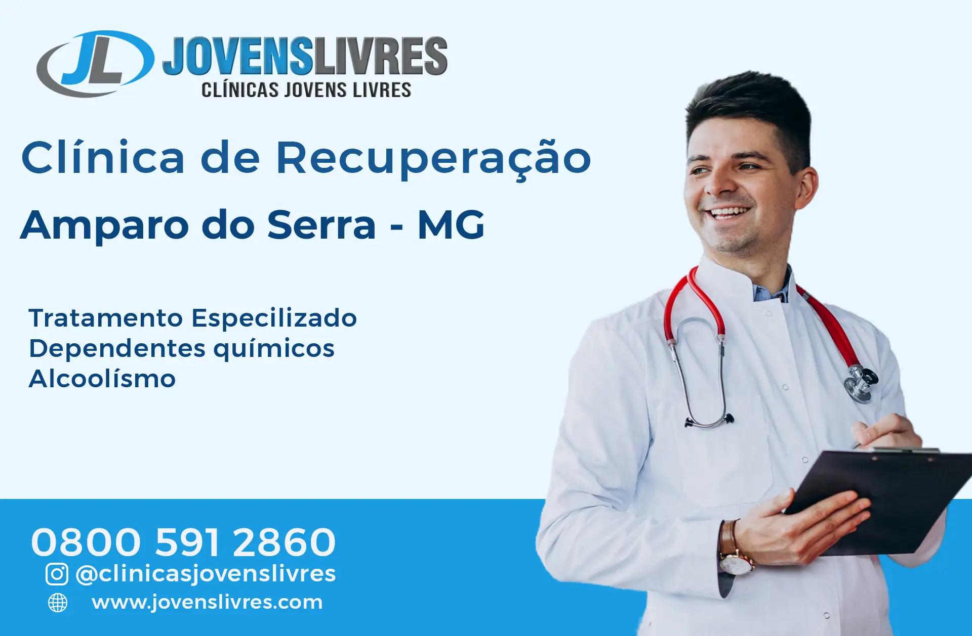 Clínica de Recuperação em Amparo do Serra - MG