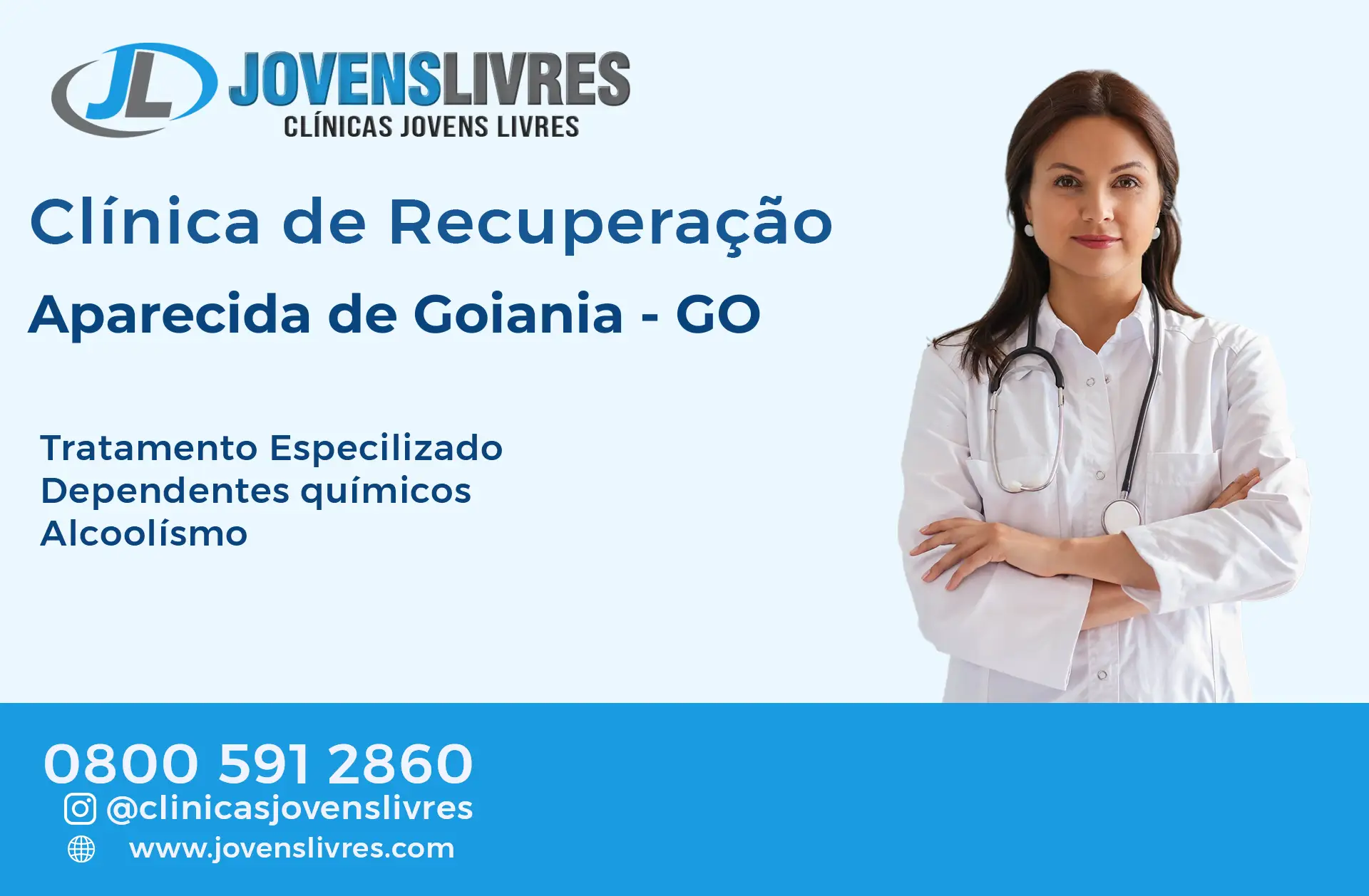 Clínica de Recuperação em Aparecida de Goiânia - GO