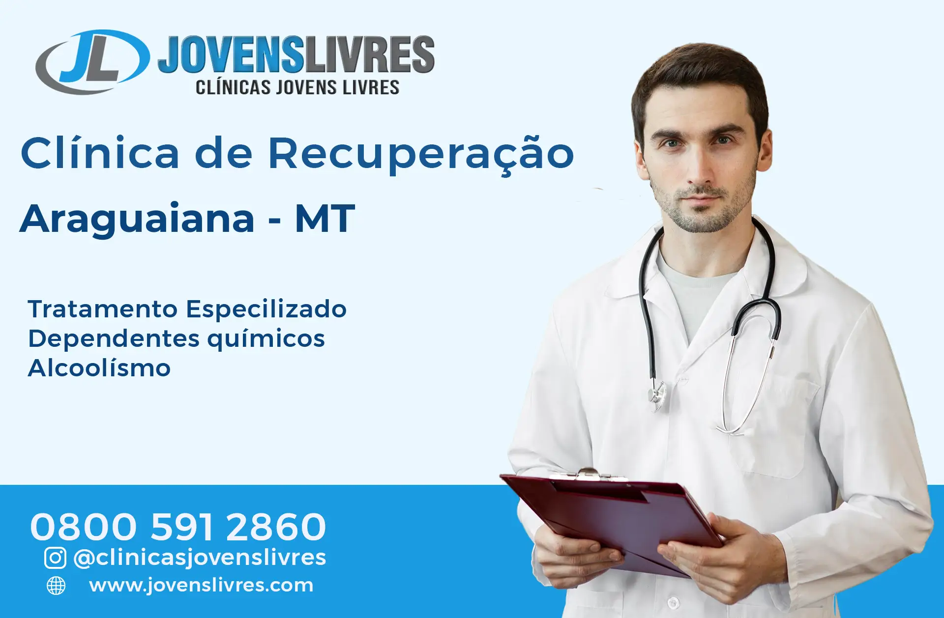 Clínica de Recuperação em Araguaiana - MT