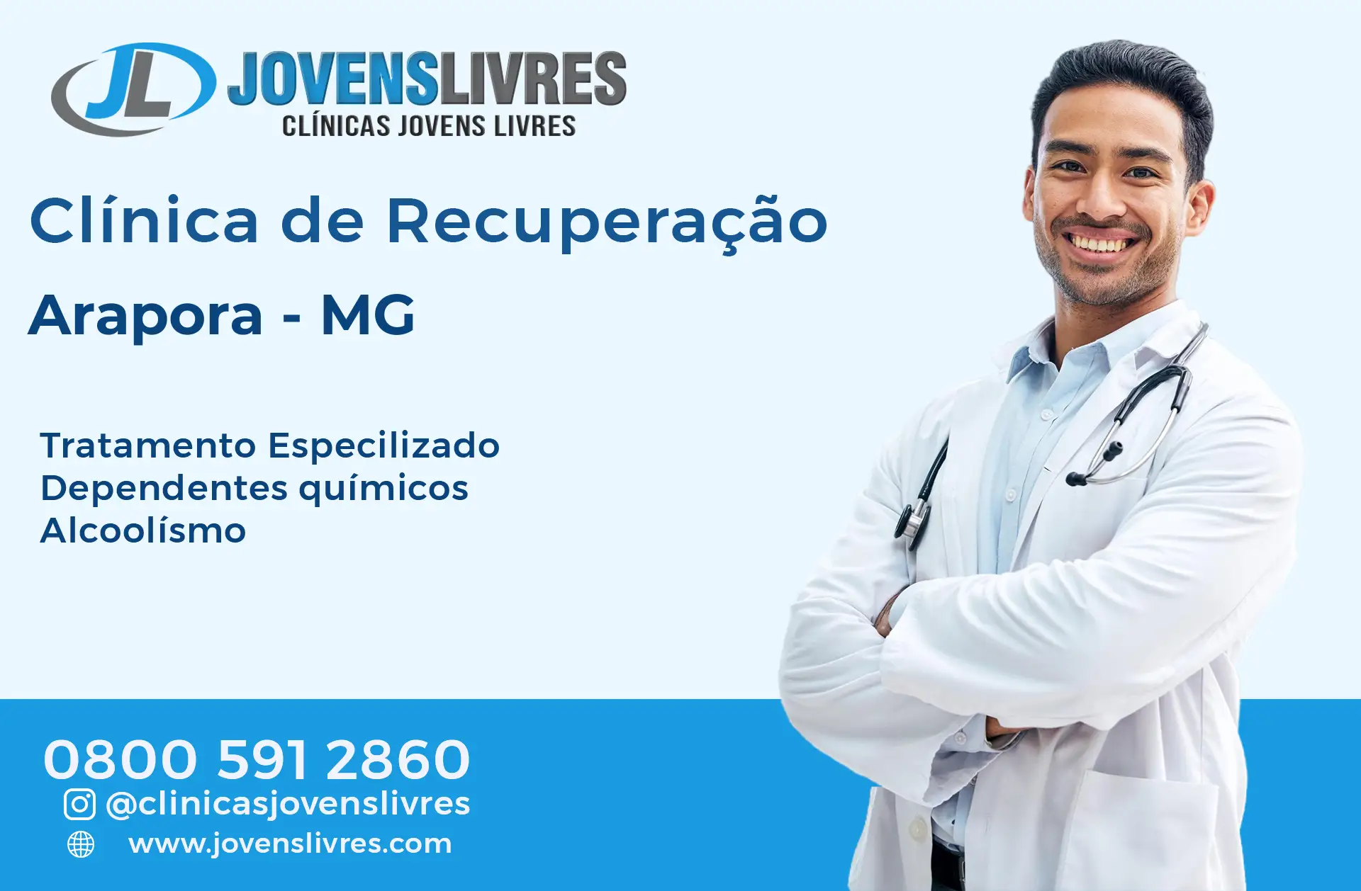 Clínica de Recuperação em Araporã - MG