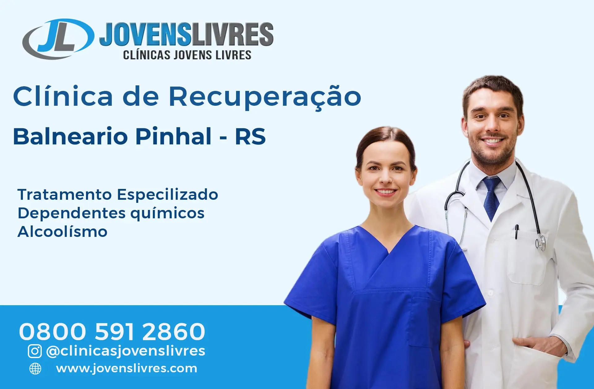 Clínica de Recuperação em Balneário Pinhal - RS