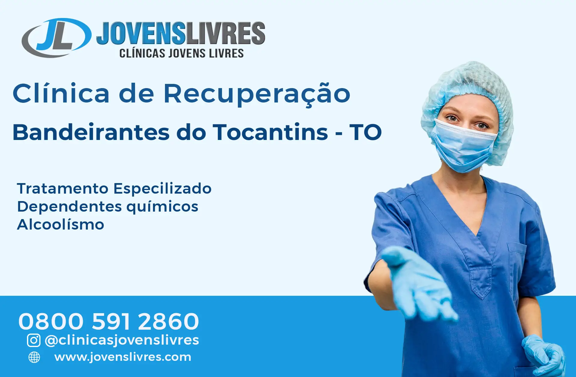 Clínica de Recuperação em Bandeirantes do Tocantins - TO