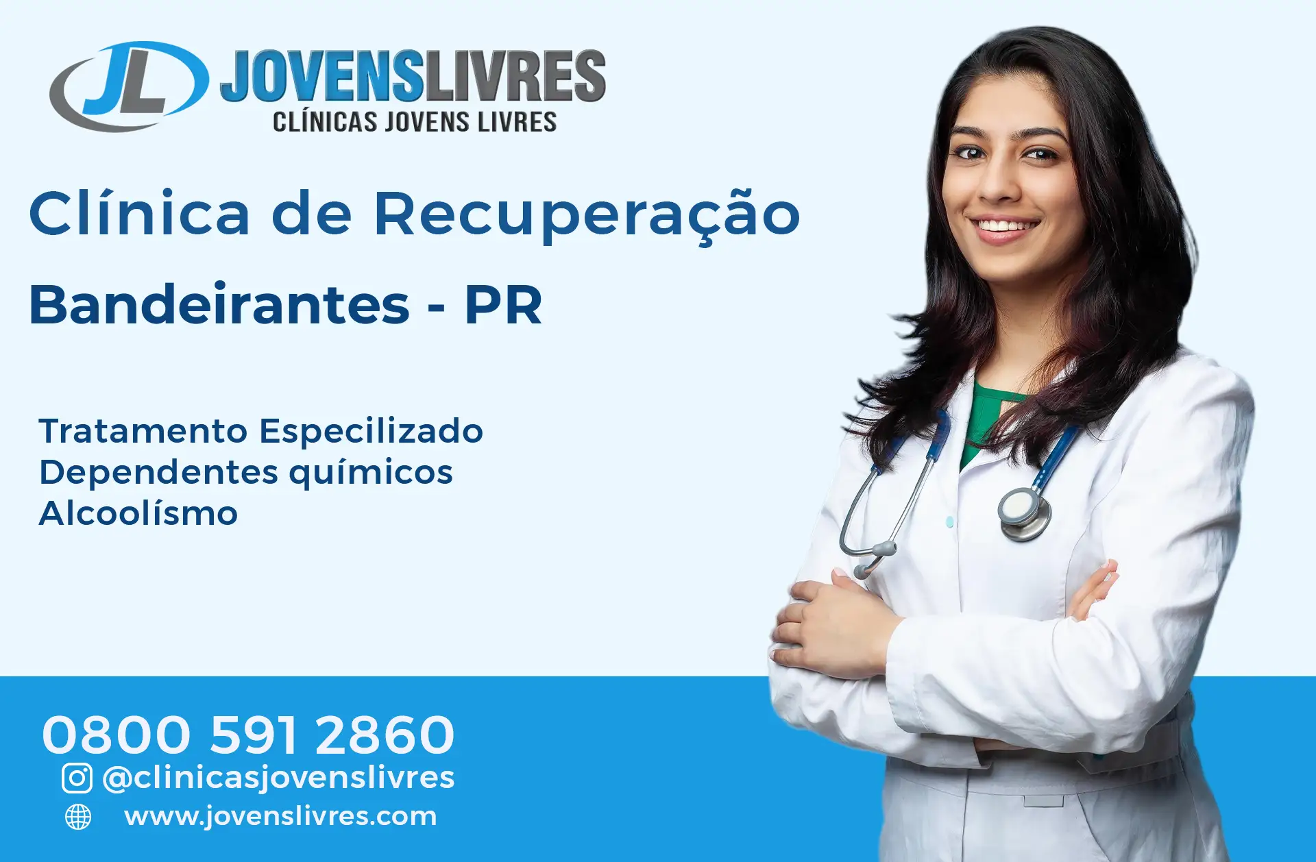 Clínica de Recuperação em Bandeirantes - PR