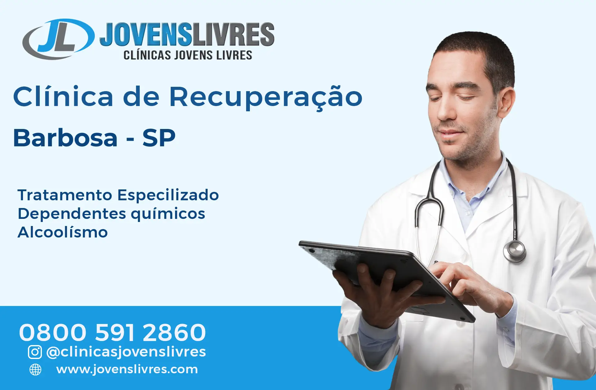 Clínica de Recuperação em Barbosa - SP