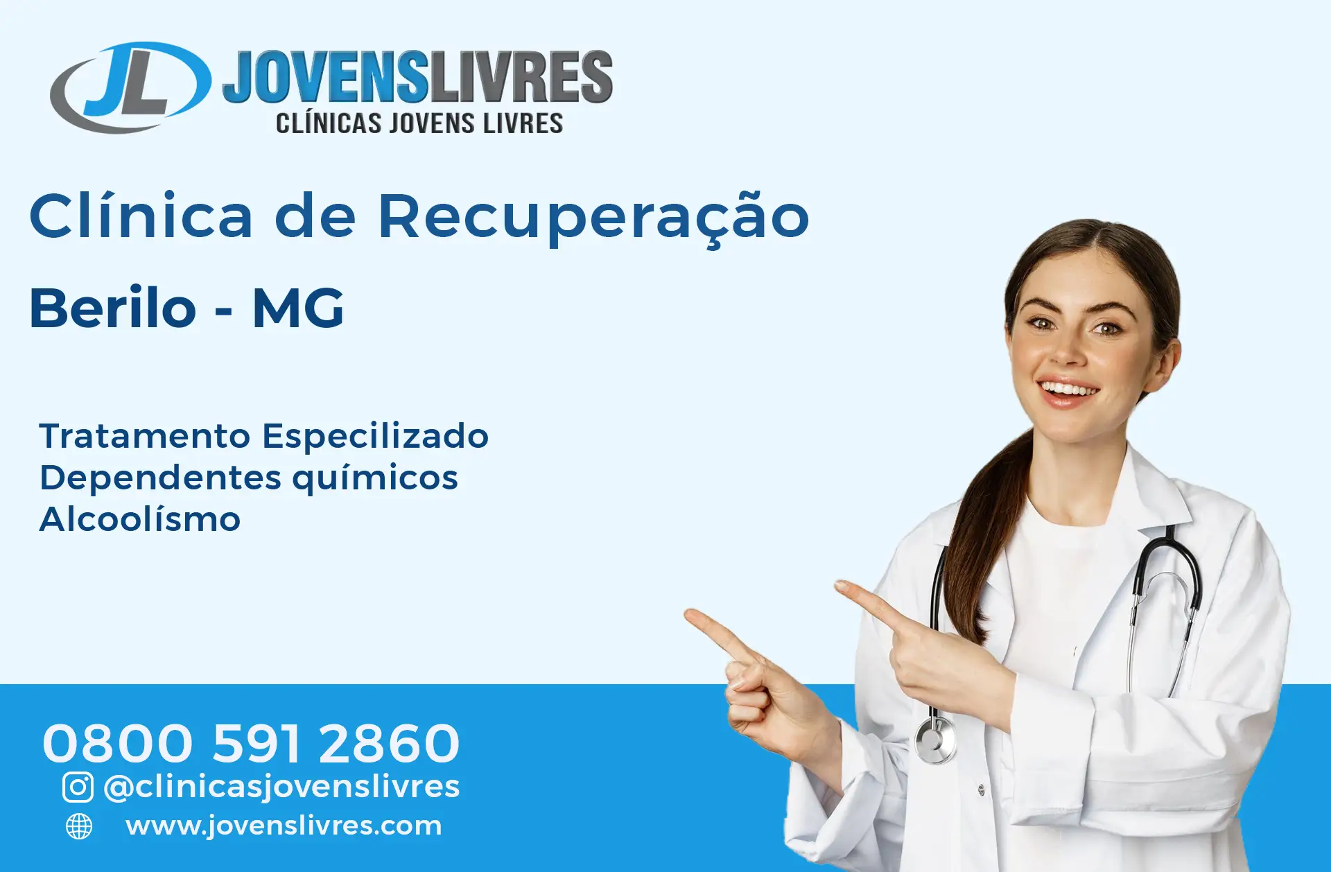 Clínica de Recuperação em Berilo - MG