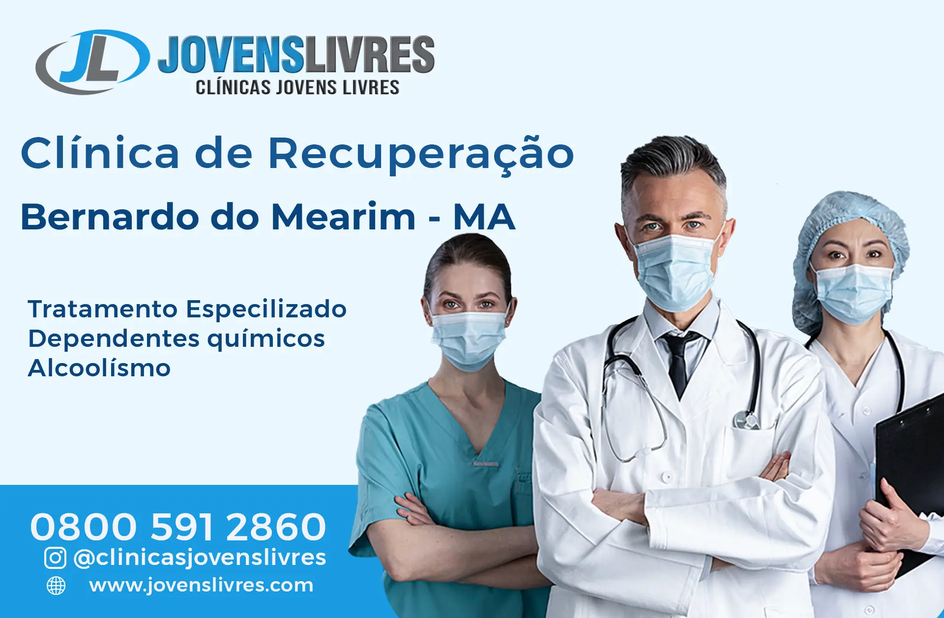 Clínica de Recuperação em Bernardo do Mearim - MA