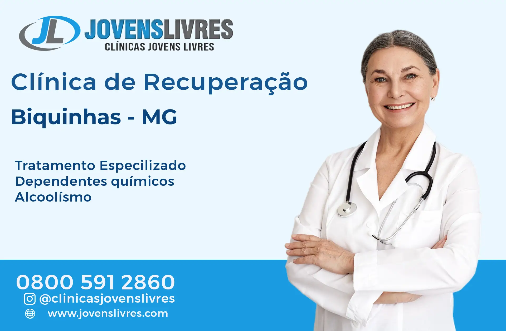 Clínica de Recuperação em Biquinhas - MG