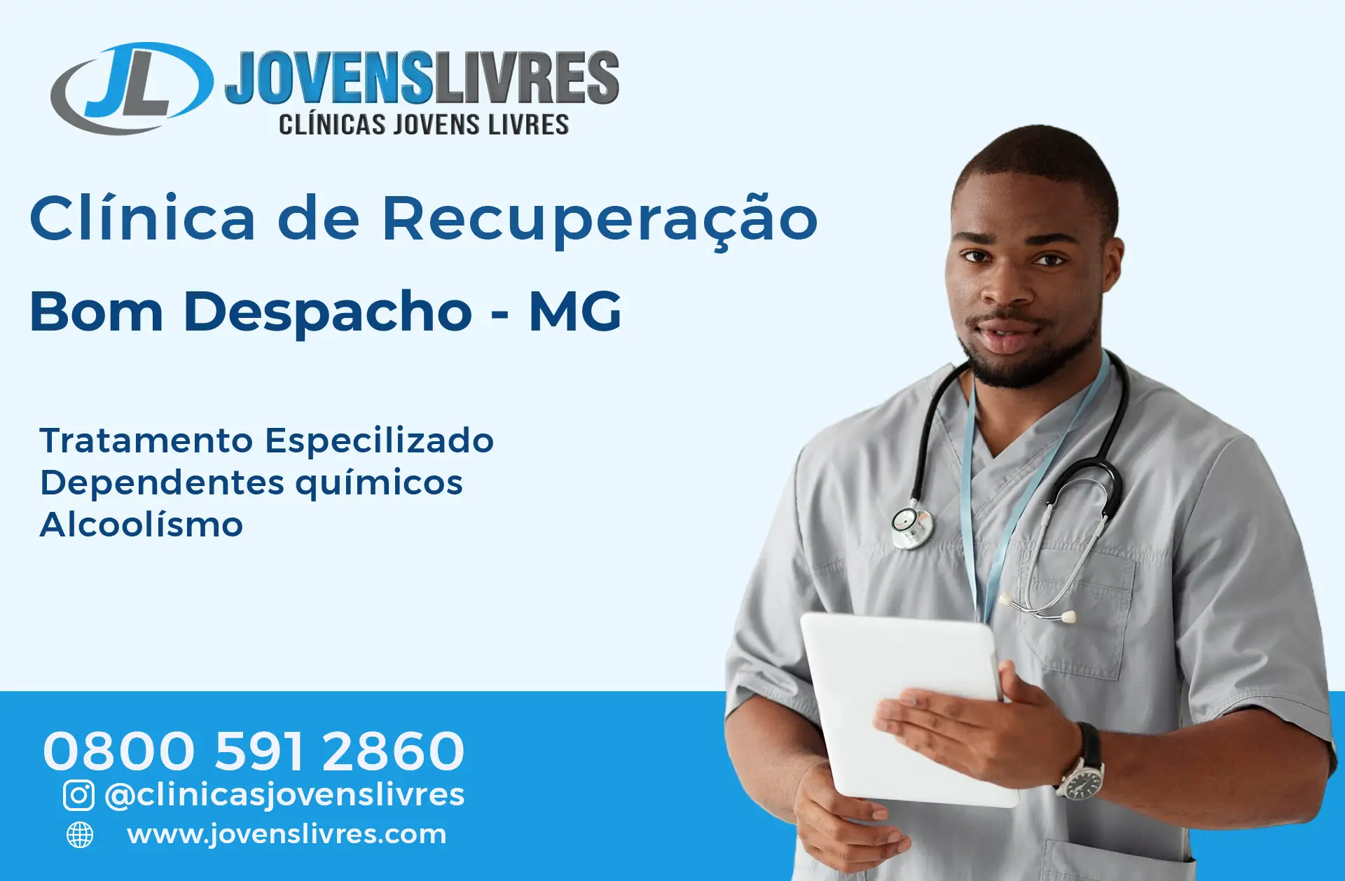 Clínica de Recuperação em Bom Despacho - MG