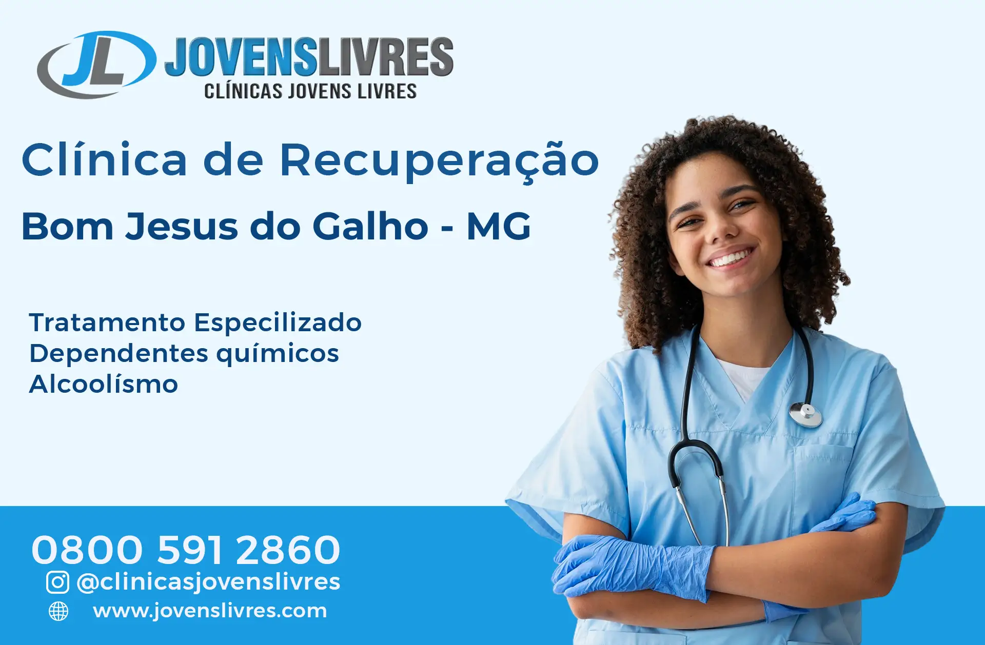 Clínica de Recuperação em Bom Jesus do Galho - MG