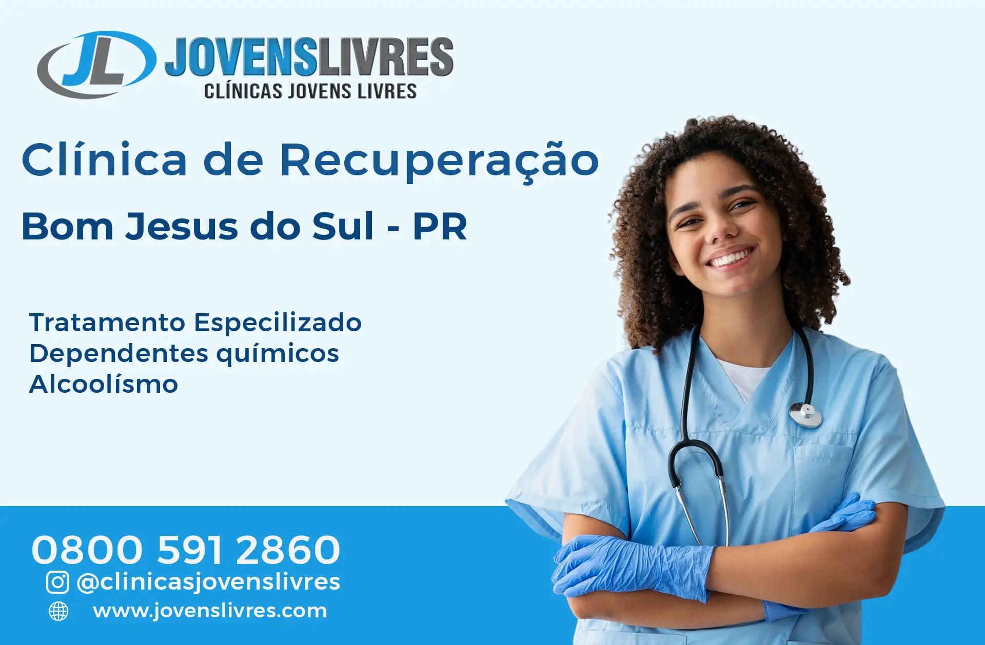 Clínica de Recuperação em Bom Jesus do Sul - PR