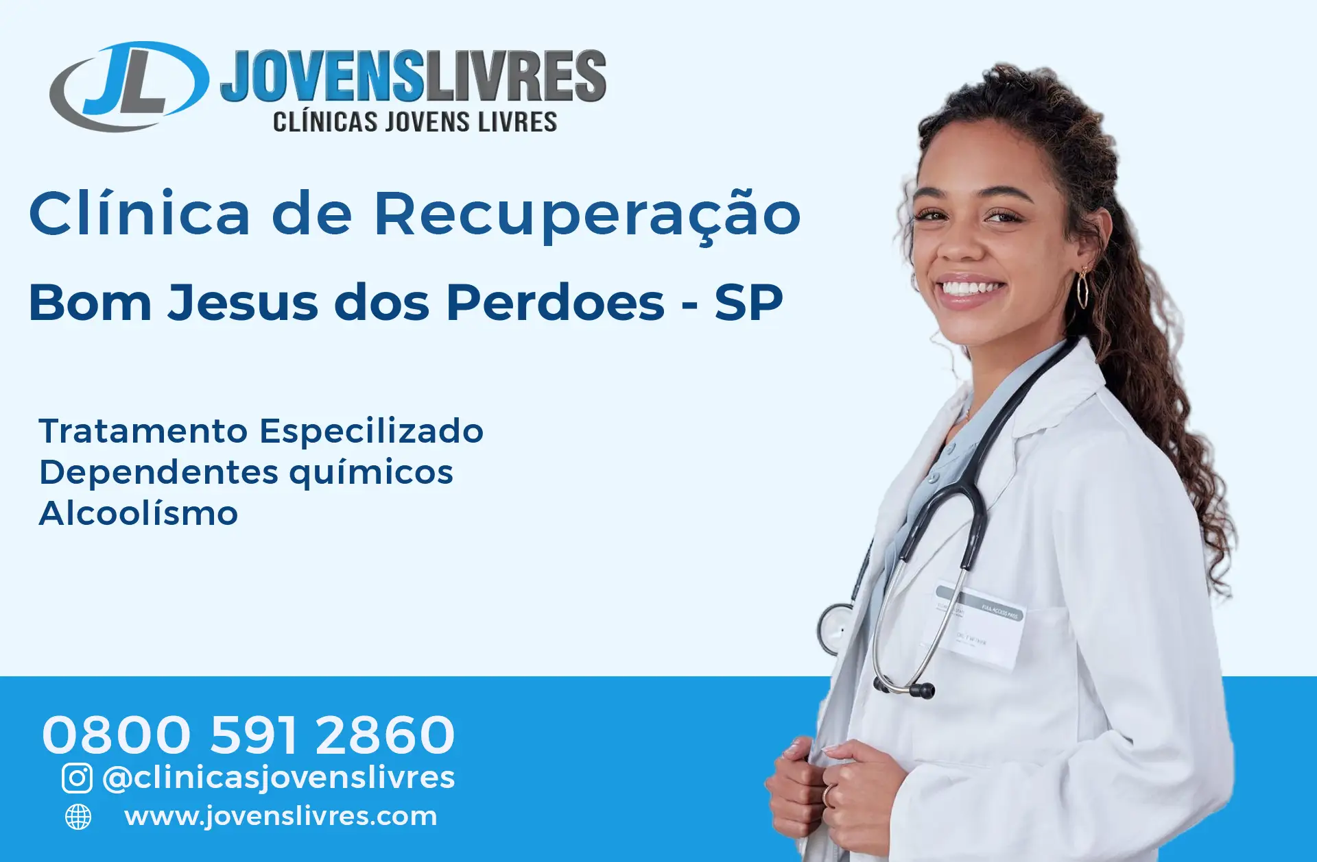 Clínica de Recuperação em Bom Jesus dos Perdões - SP