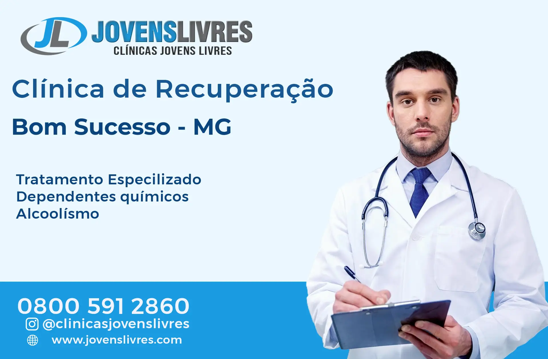 Clínica de Recuperação em Bom Sucesso - MG