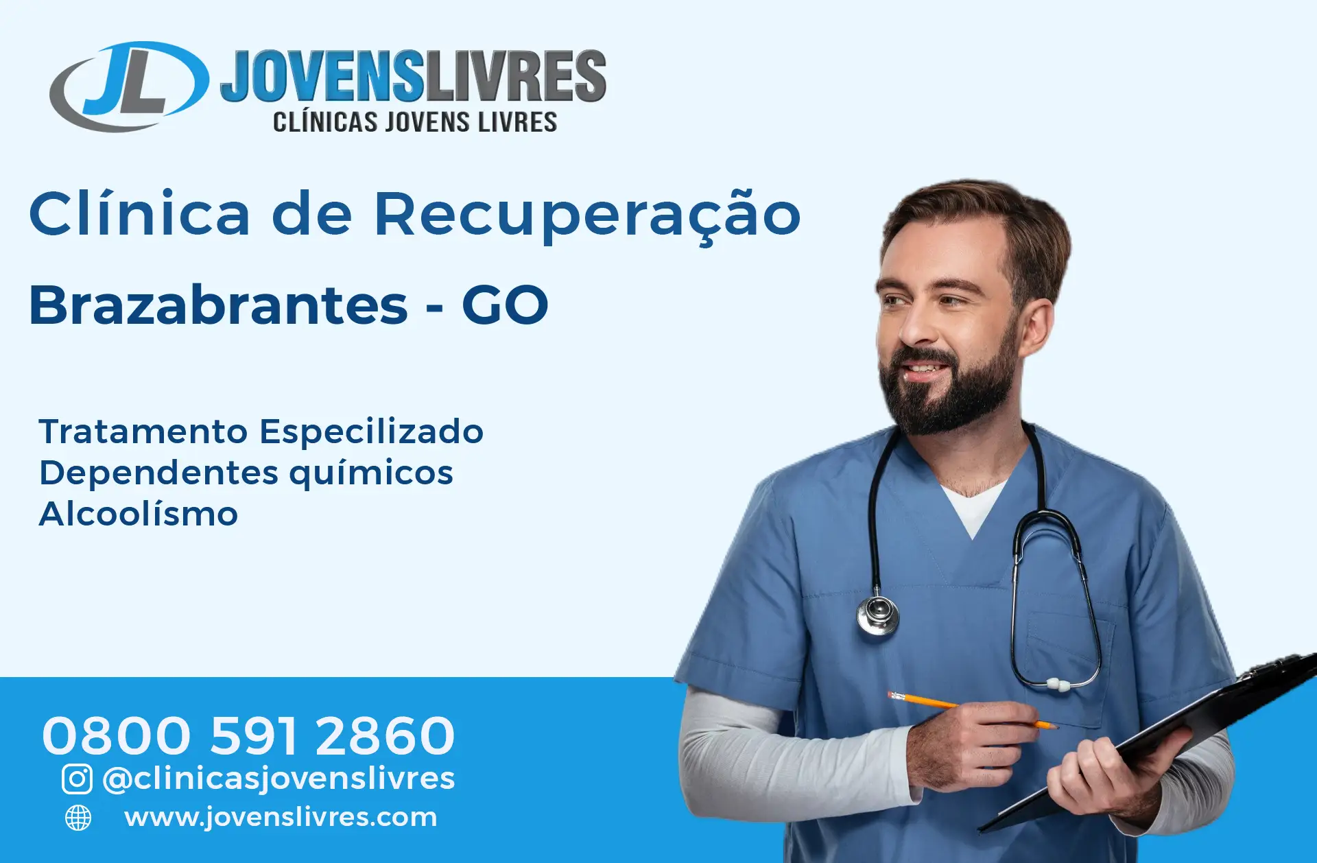 Clínica de Recuperação em Brazabrantes - GO