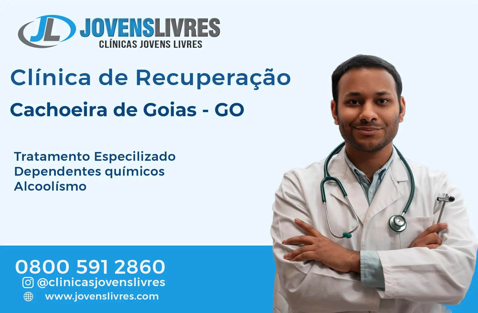 Clínica de Recuperação em Cachoeira de Goiás - GO