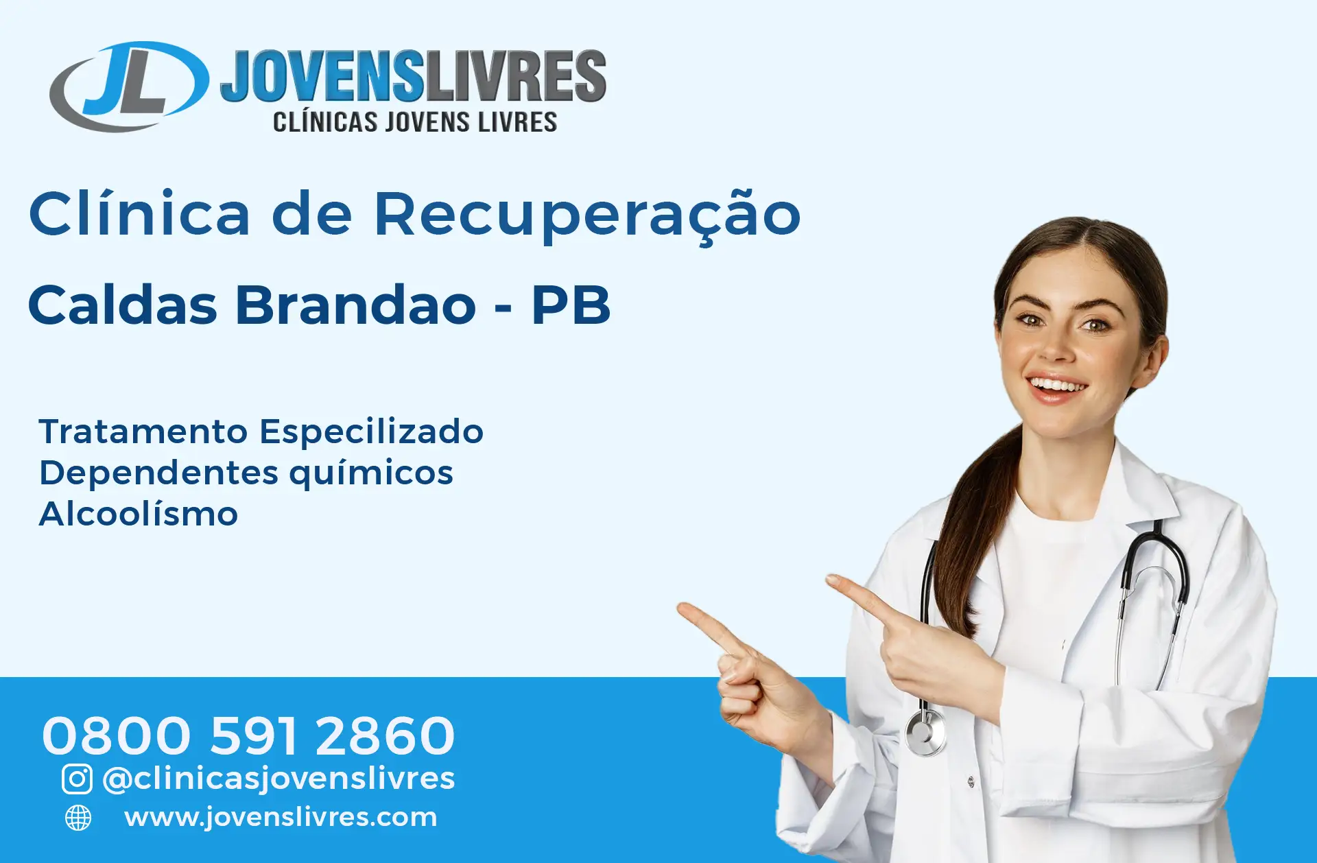 Clínica de Recuperação em Caldas Brandão - PB