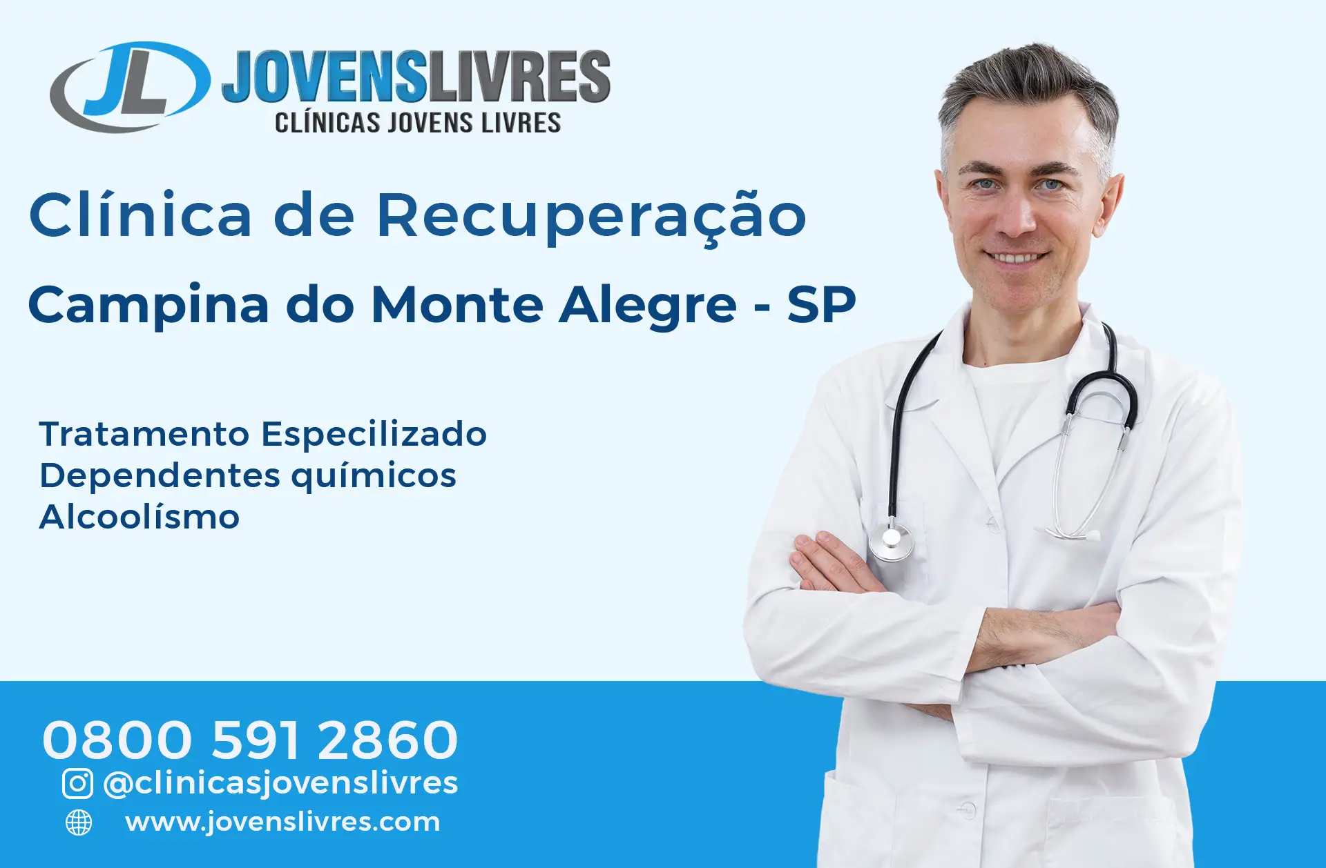 Clínica de Recuperação em Campina do Monte Alegre - SP