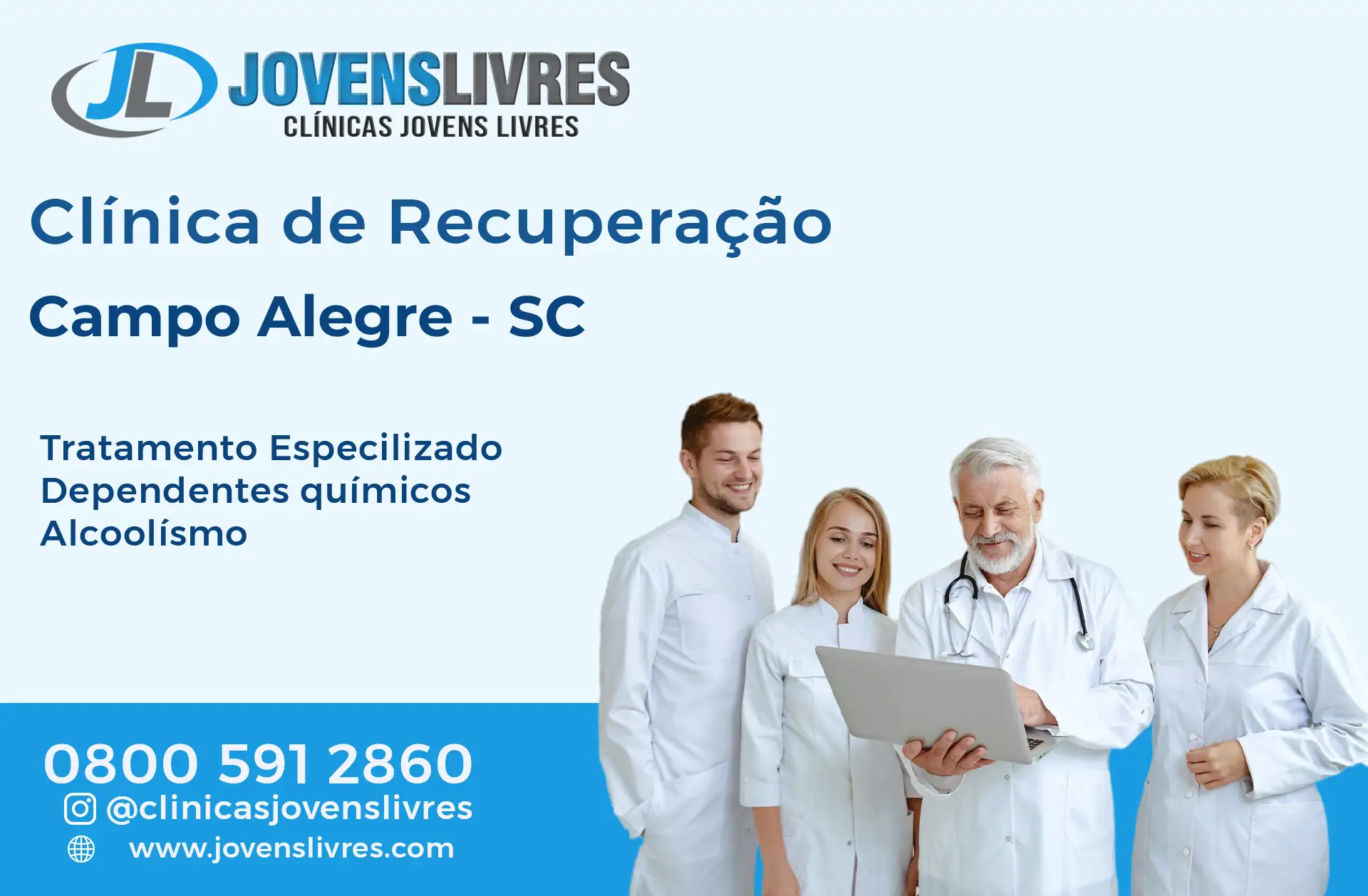 Clínica de Recuperação em Campo Alegre - SC