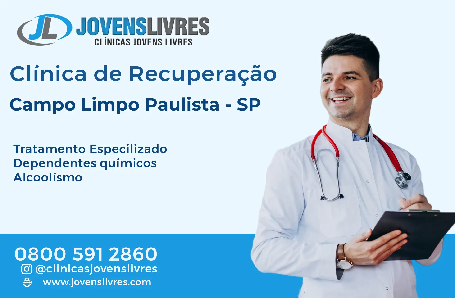 Clínica de Recuperação em Campo Limpo Paulista - SP