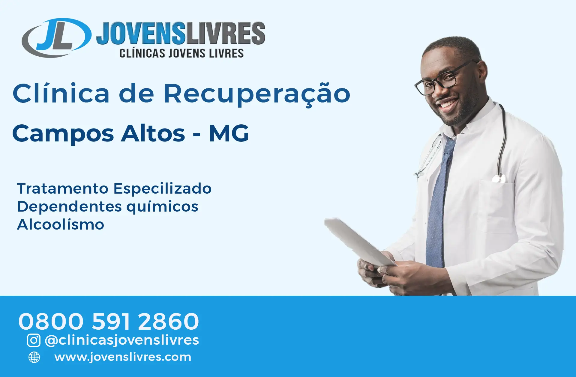 Clínica de Recuperação em Campos Altos - MG