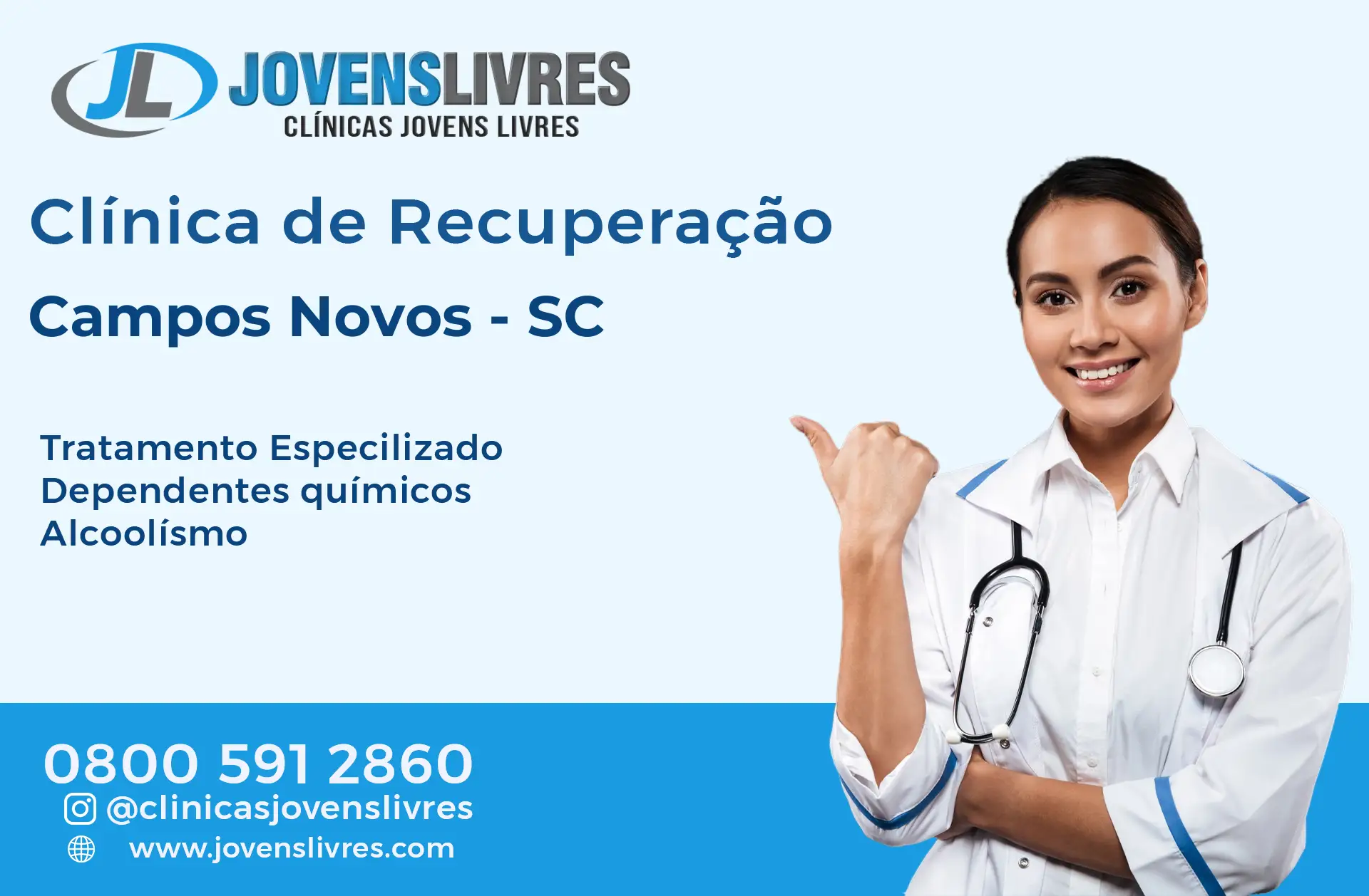 Clínica de Recuperação em Campos Novos - SC