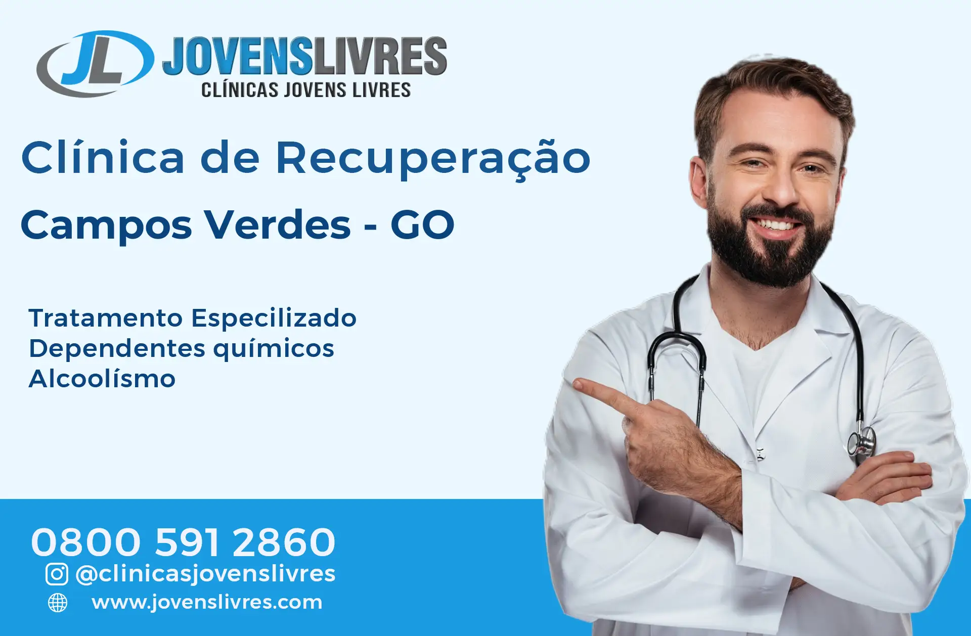 Clínica de Recuperação em Campos Verdes - GO