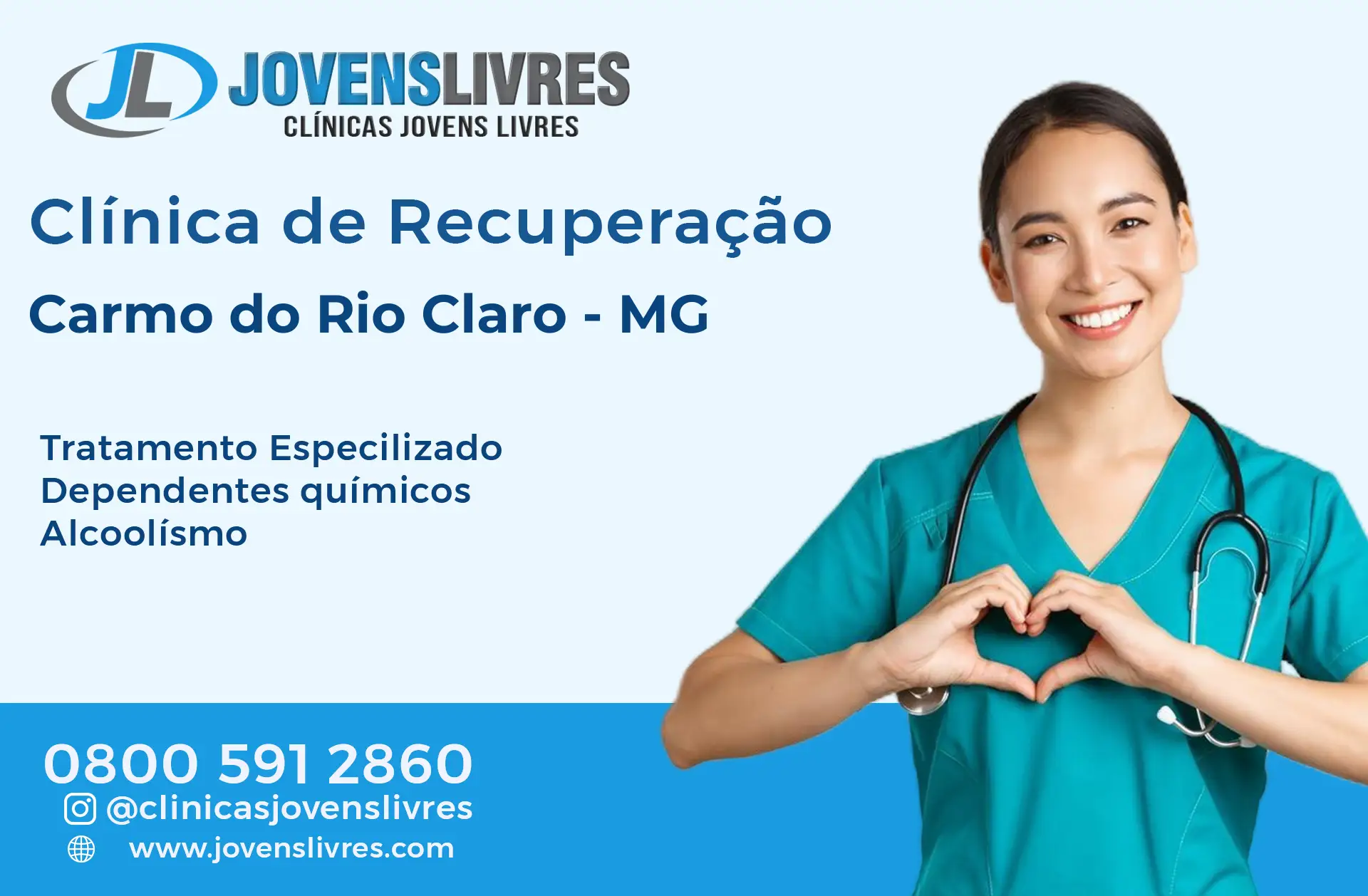 Clínica de Recuperação em Carmo do Rio Claro - MG