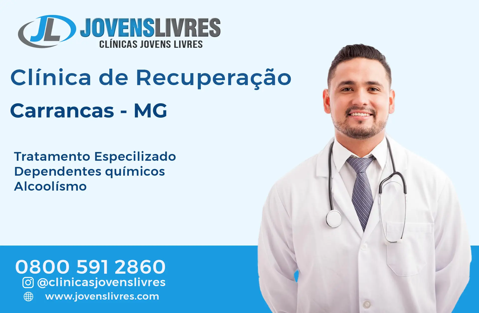 Clínica de Recuperação em Carrancas - MG