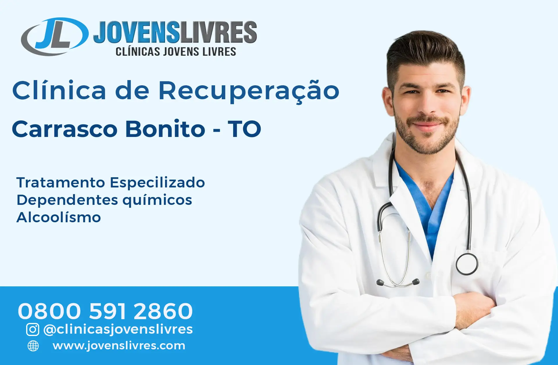 Clínica de Recuperação em Carrasco Bonito - TO