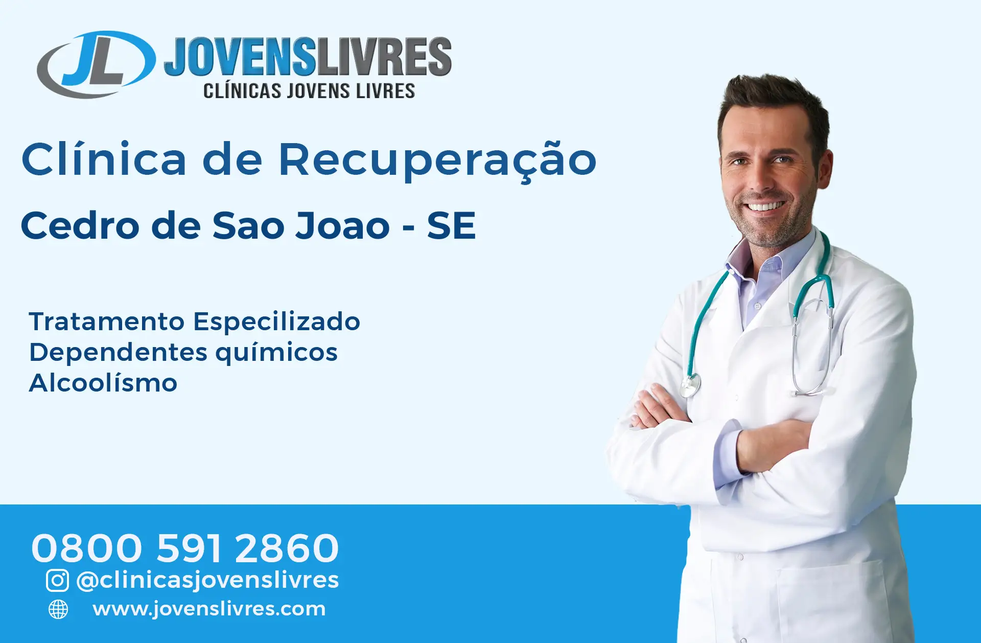 Clínica de Recuperação em Cedro de São João - SE