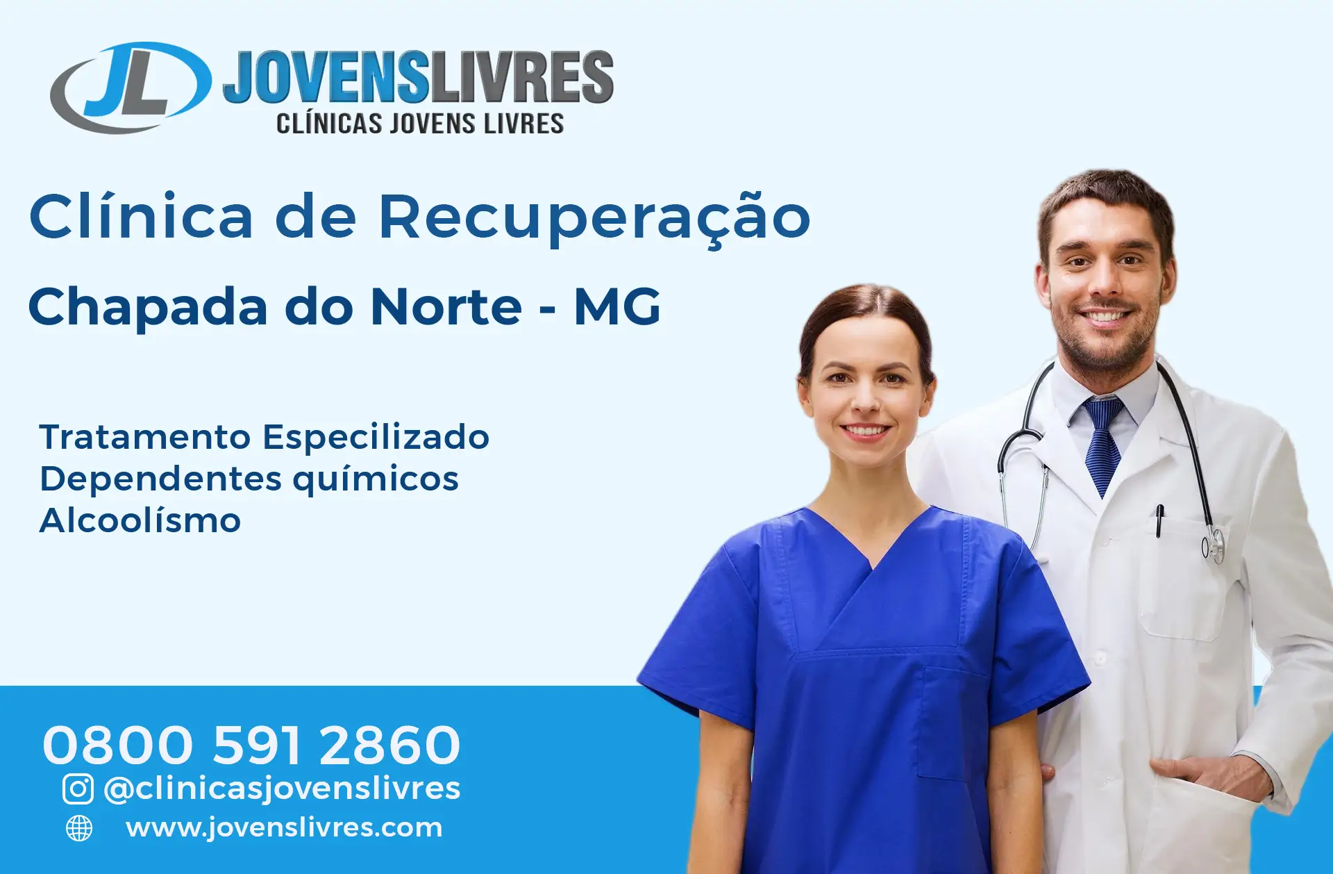 Clínica de Recuperação em Chapada do Norte - MG