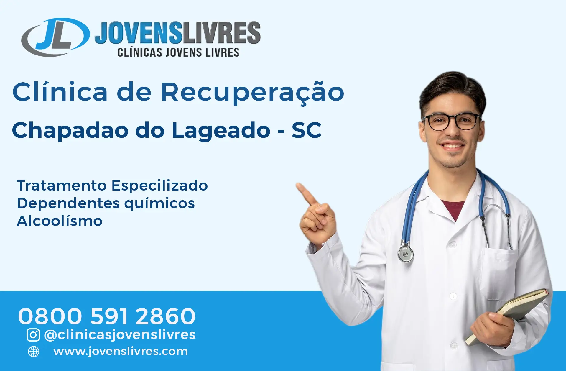 Clínica de Recuperação em Chapadão do Lageado - SC