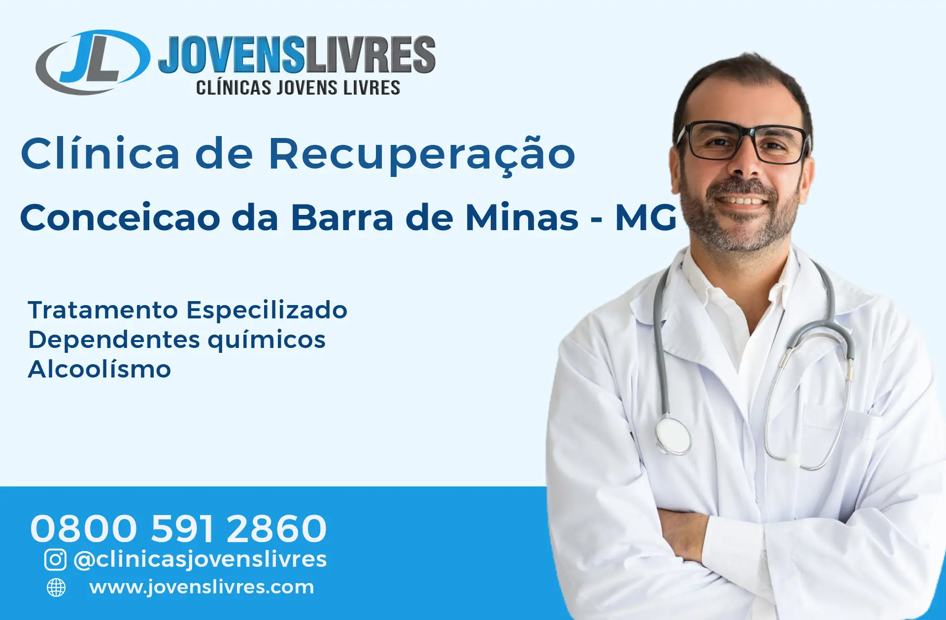 Clínica de Recuperação em Conceição da Barra de Minas - MG