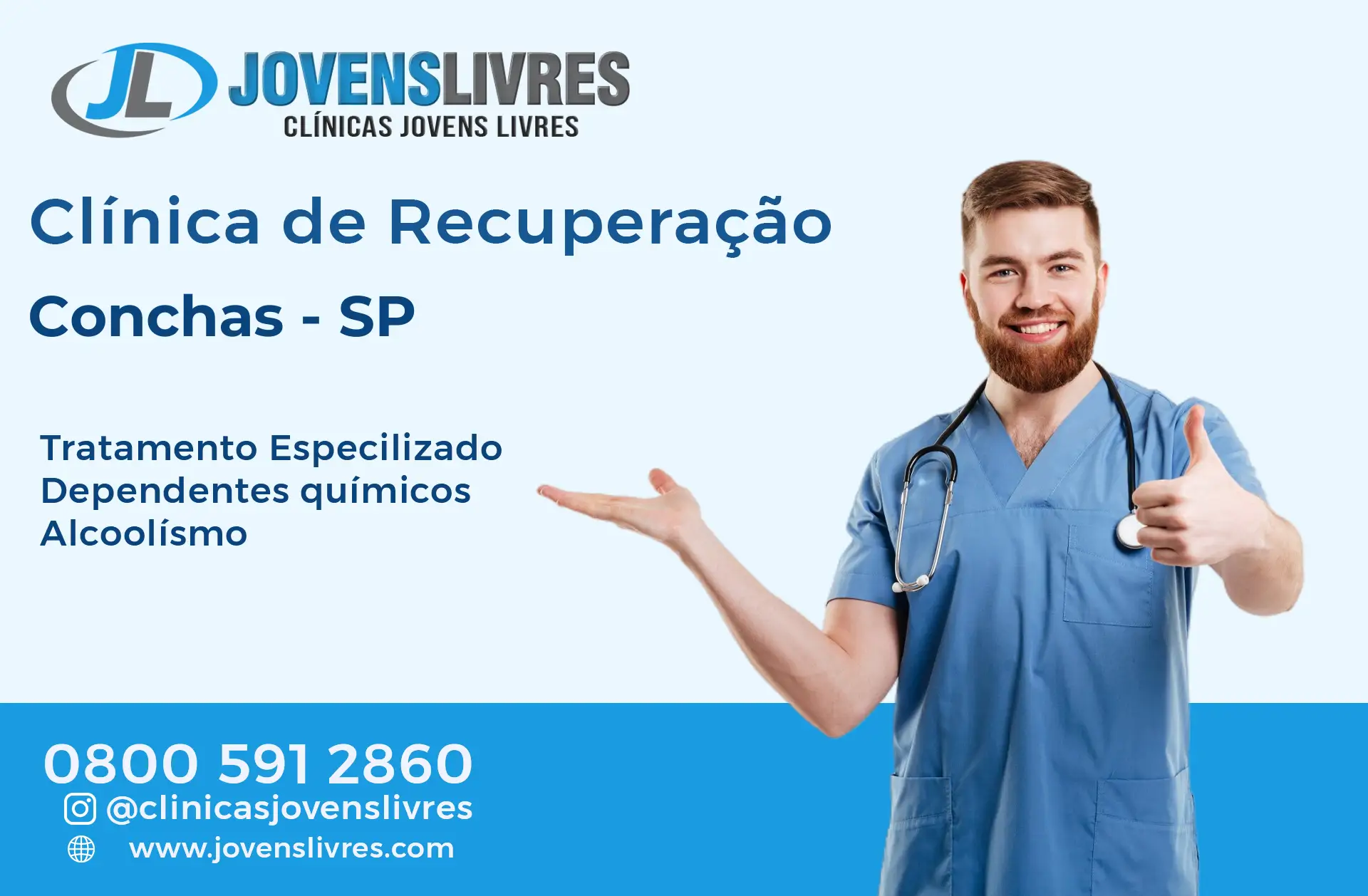 Clínica de Recuperação em Conchas - SP